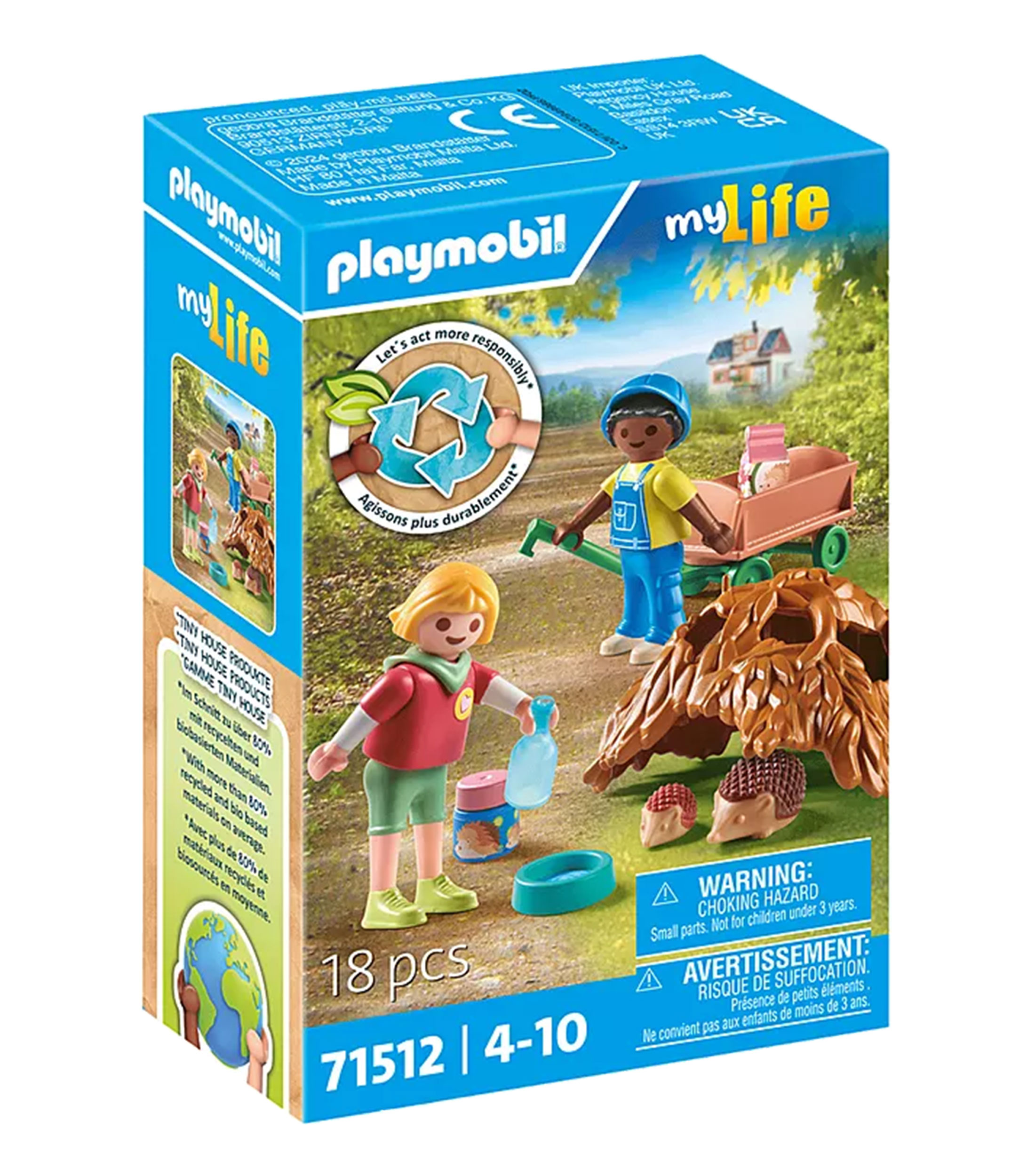Playset, Cuidados de la familia de erizos