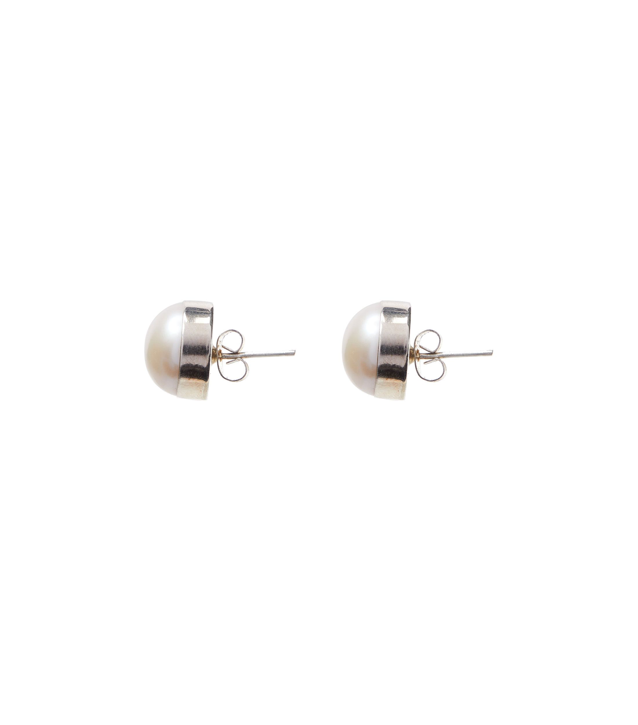 Aretes en plata .925 de perlas Mujer
