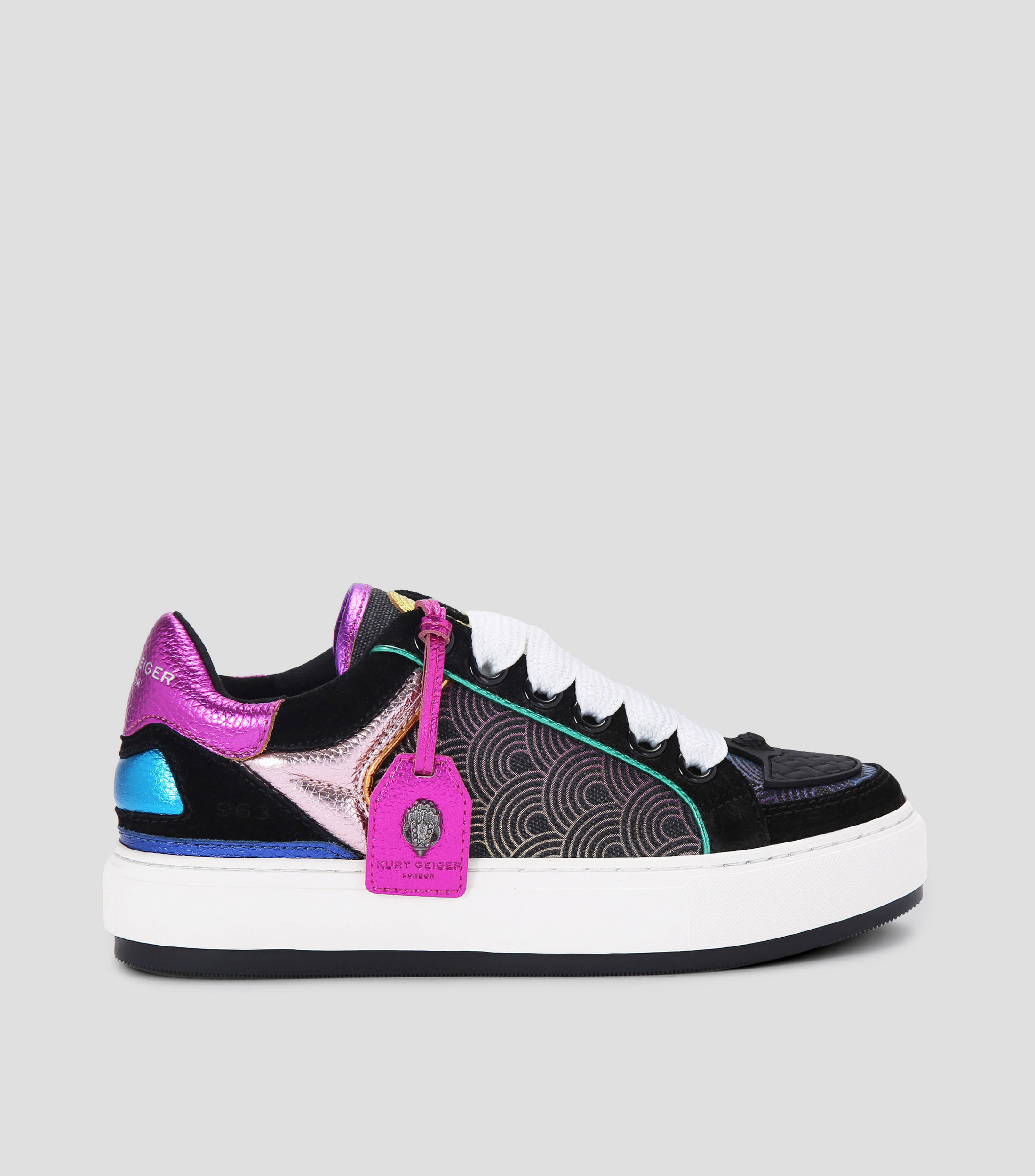 Tenis casuales Southbank en piel con bloques Mujer