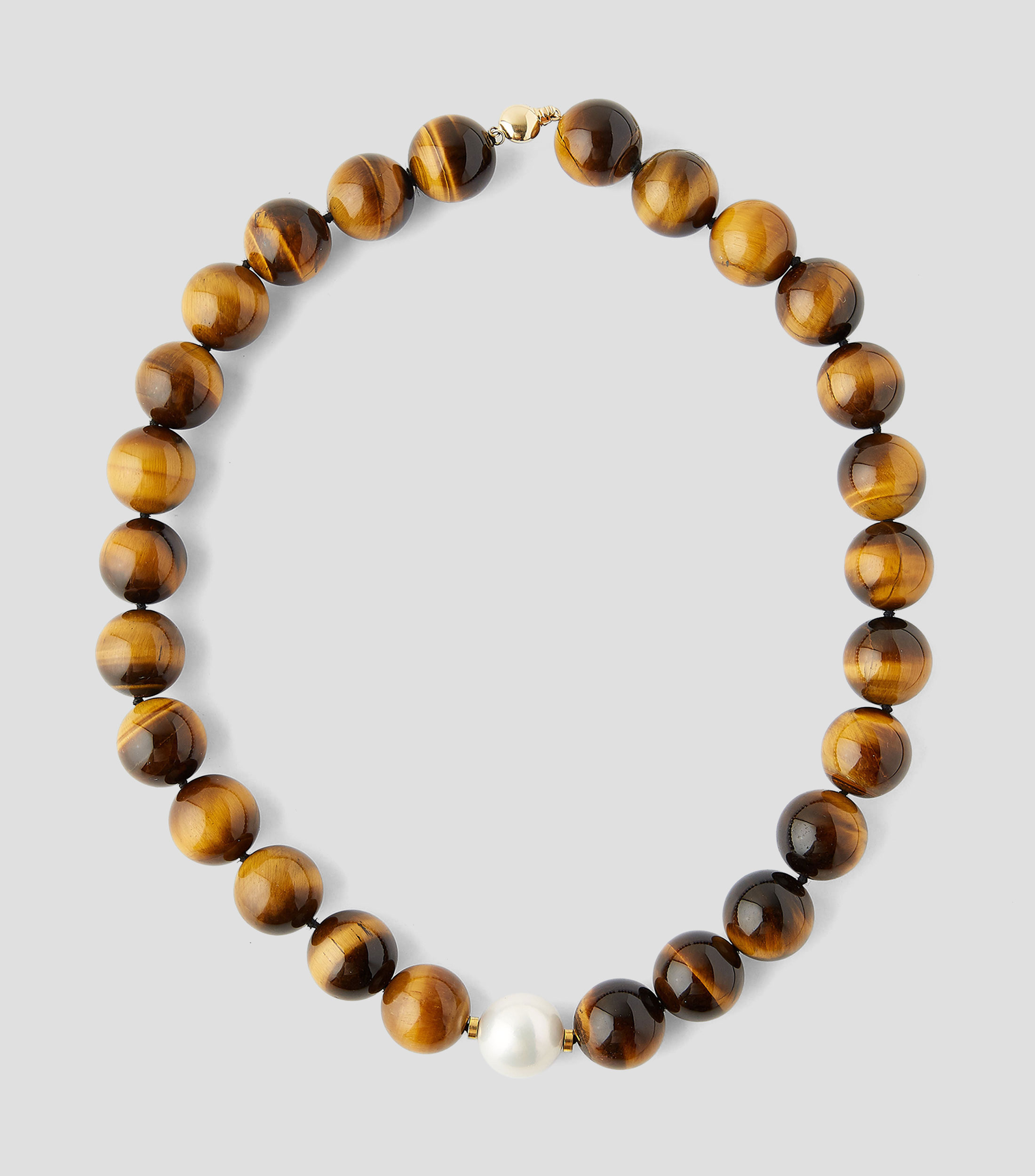 Collar Ojo de tigre Mujer