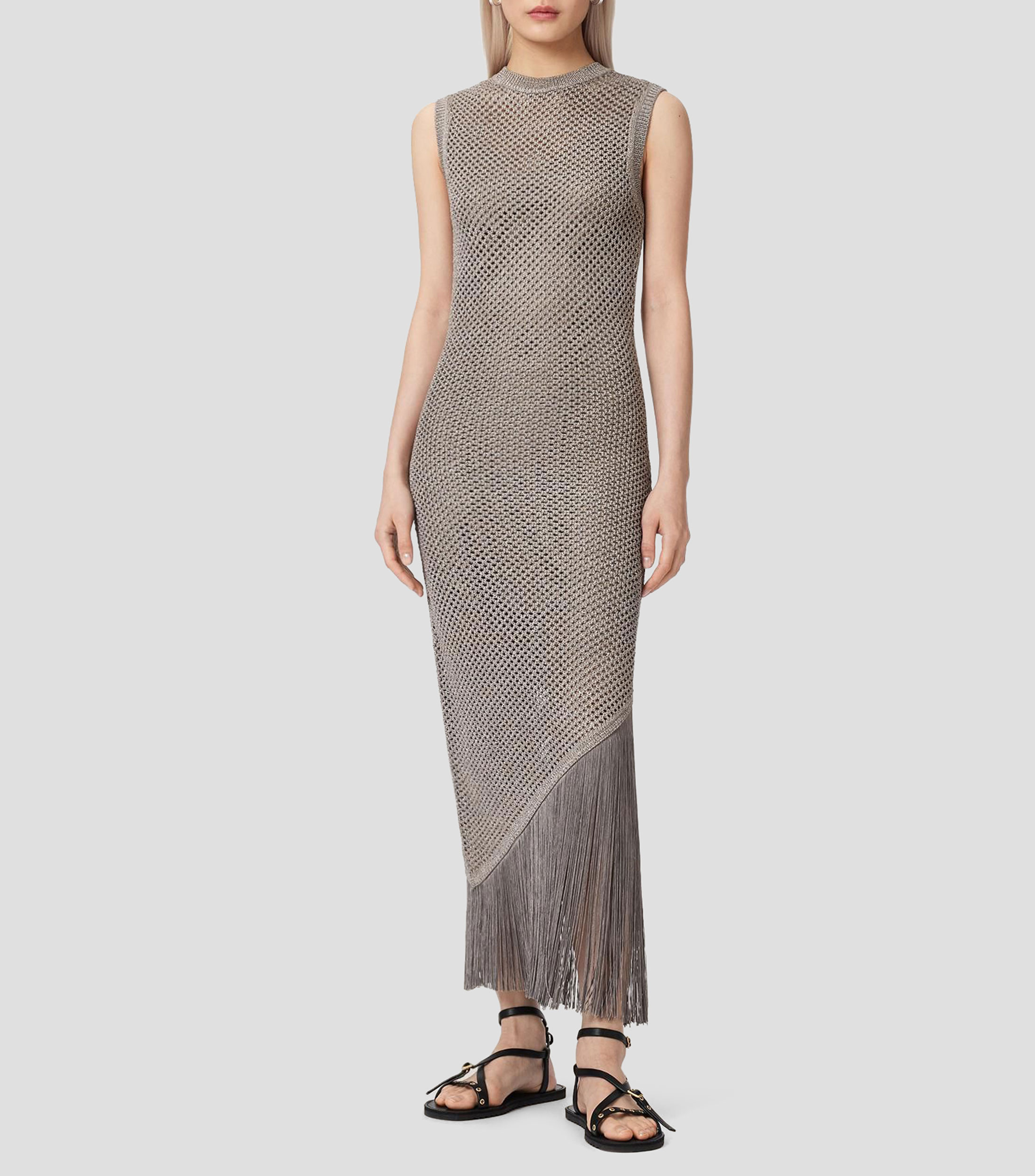 Vestido largo liso Jessie Mujer