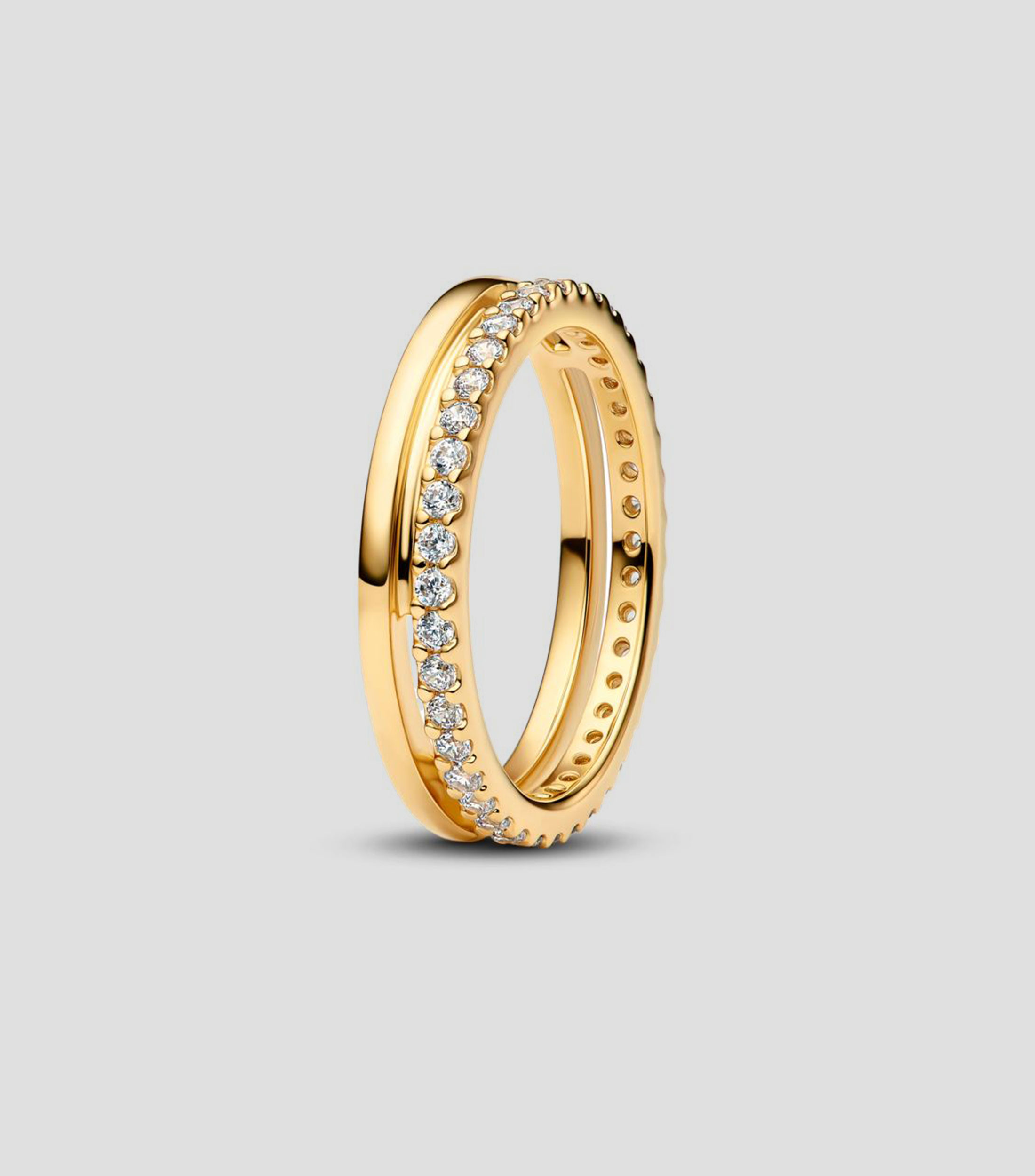 Anillo doble banda Mujer