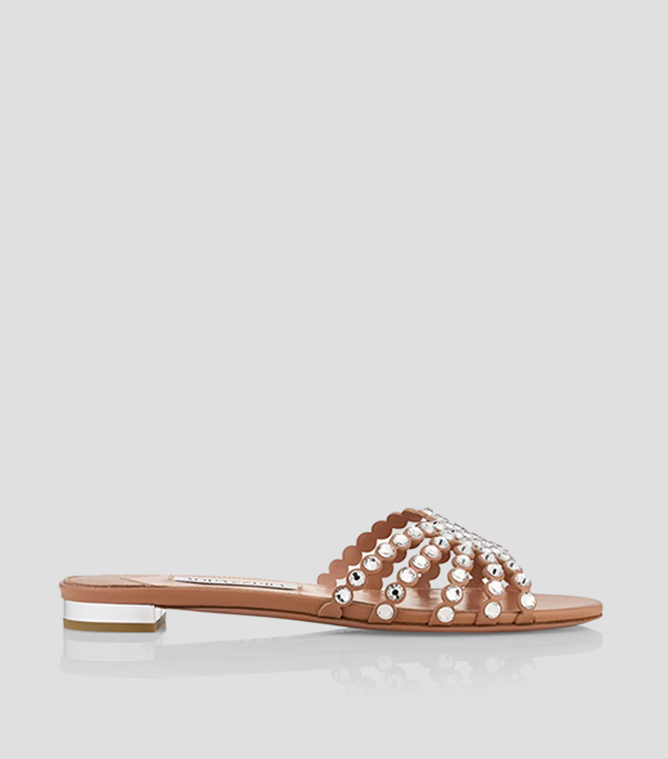 Sandalias con Tacón bajo ancho de 1 cm Mujer