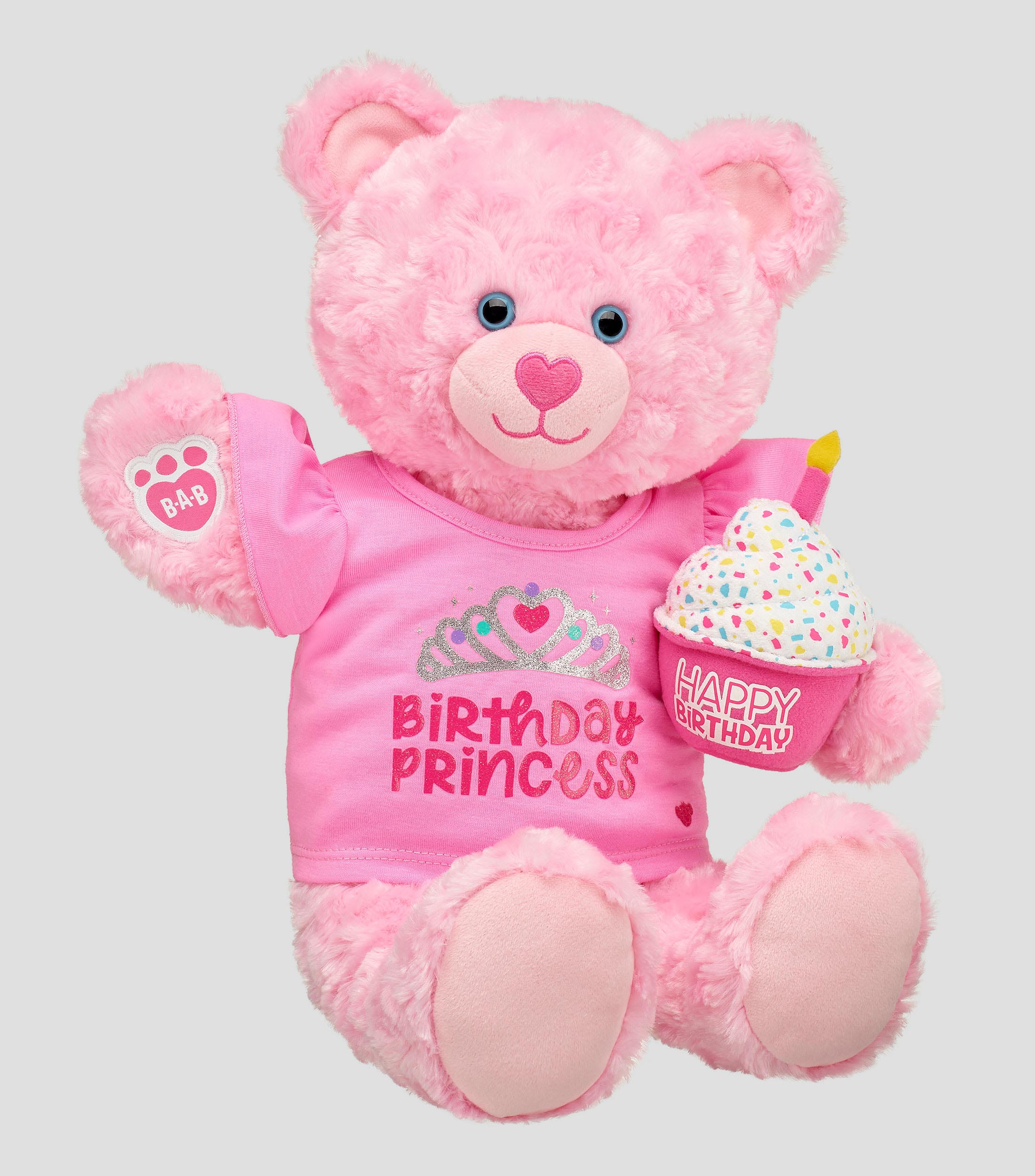 Cupcake de Cumpleanos Rosa