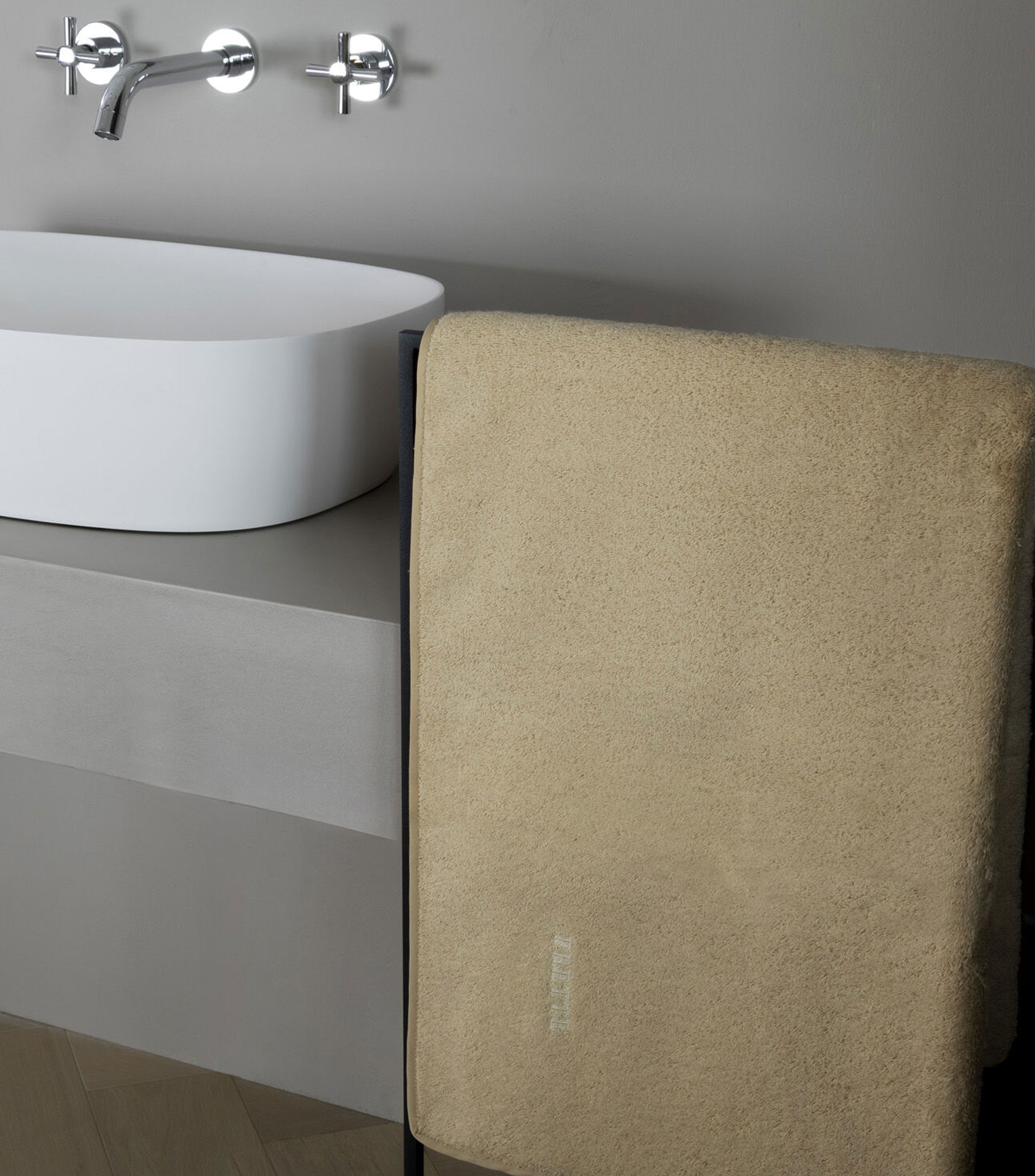 Toalla de baño Unito beige claro