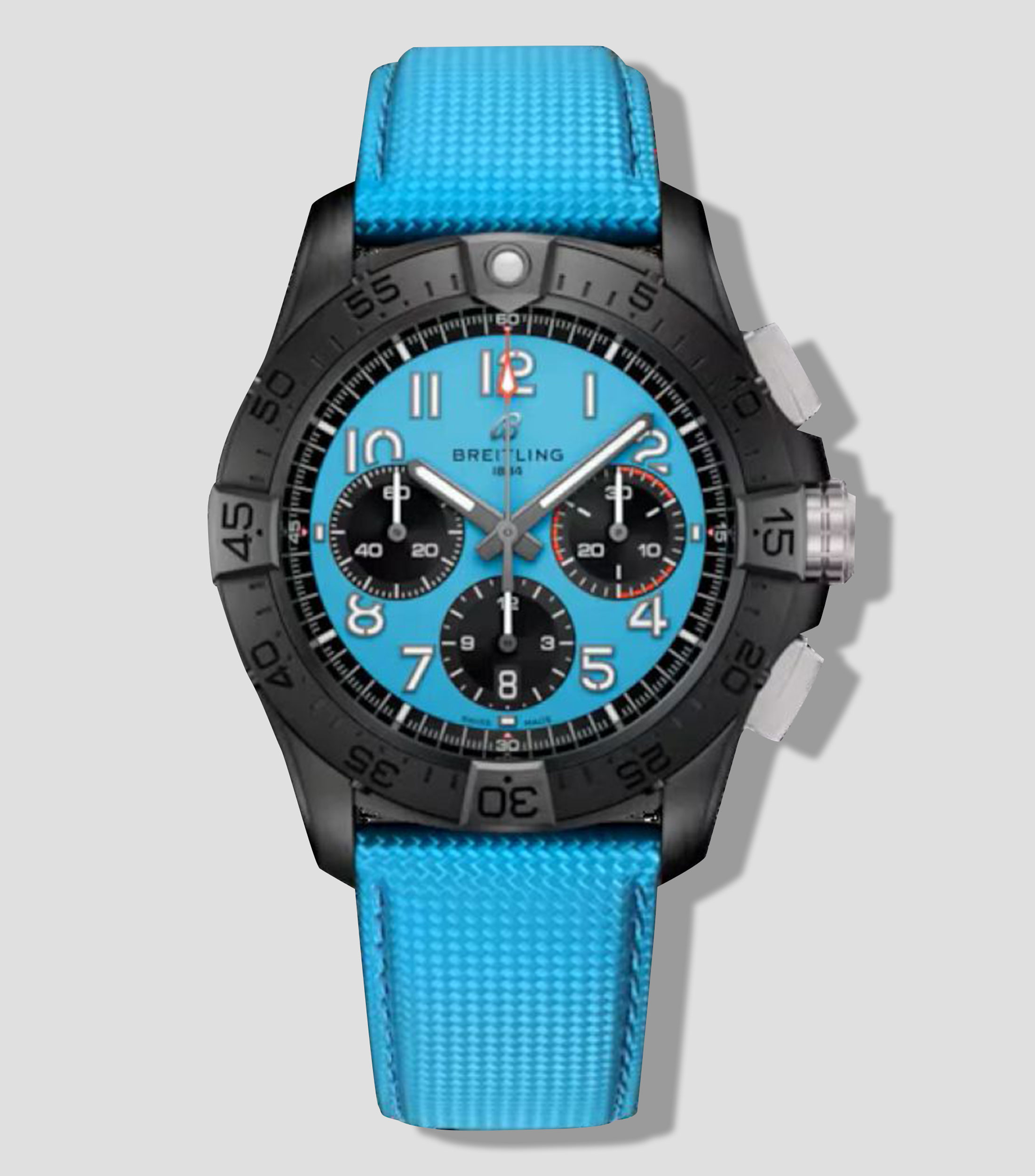 Reloj para hombre Avenger B01 Chronograph 42 Night Mission Casual Negro