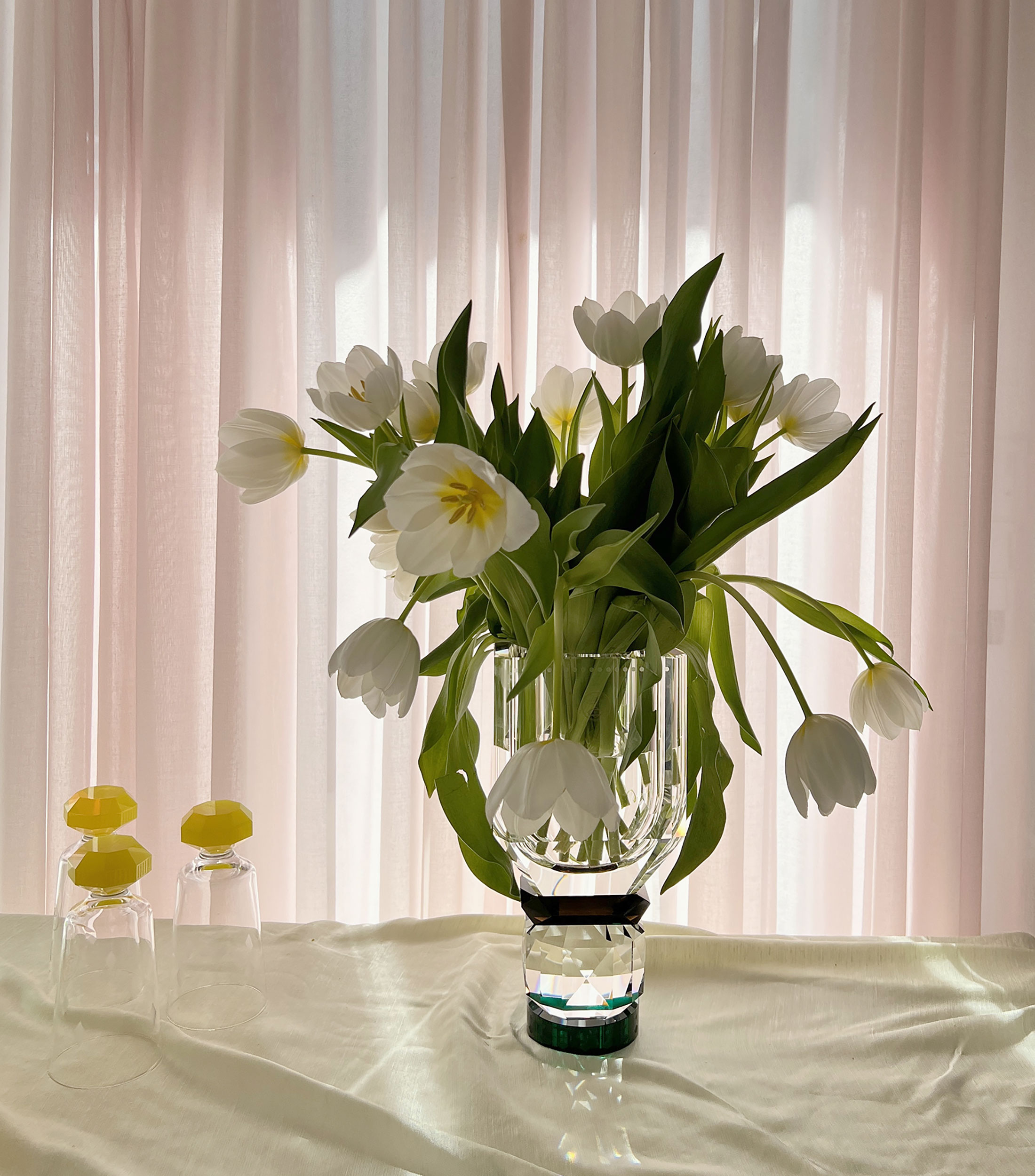 Florero Utah en cristal