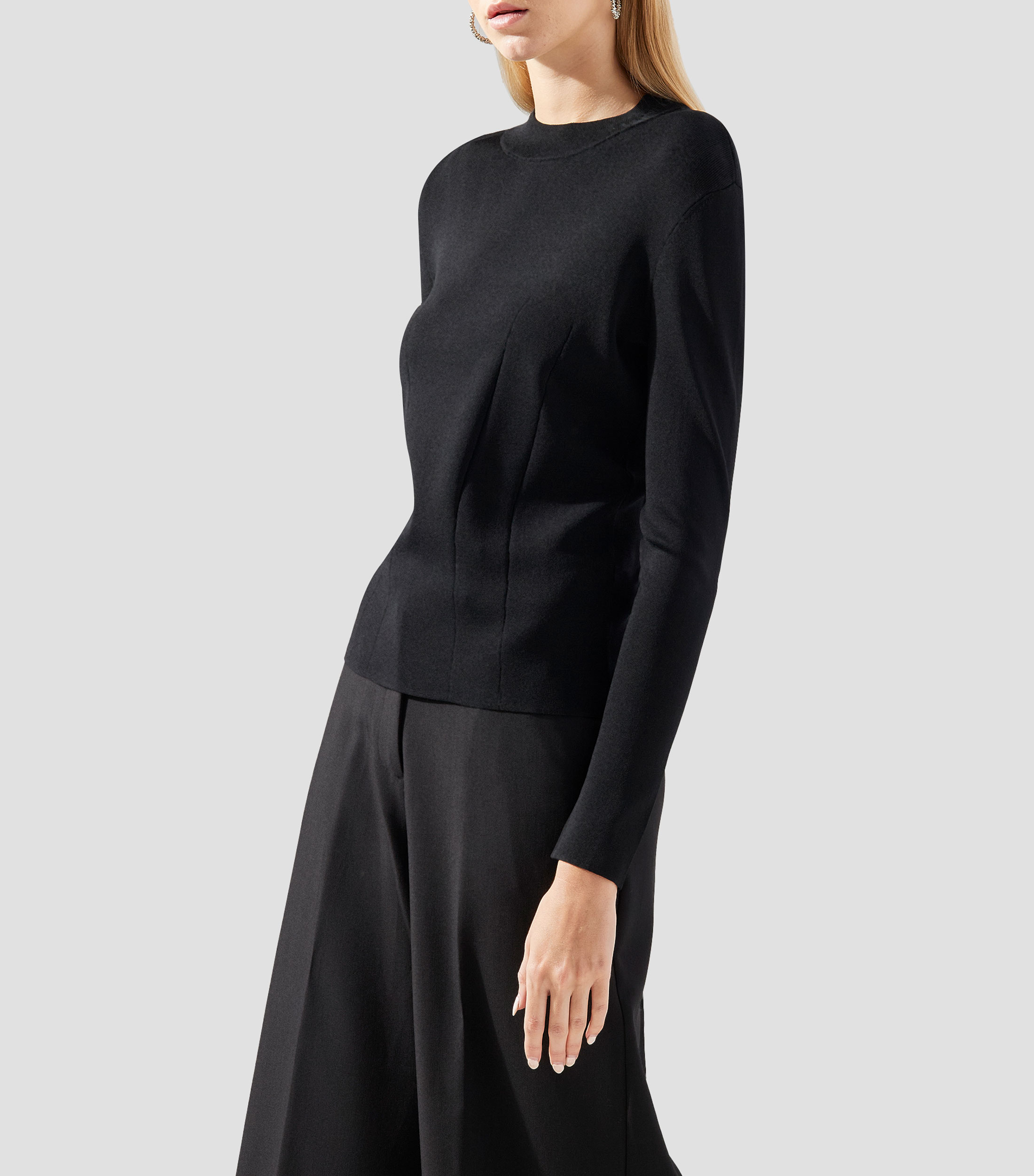 Suéter cuello alto Mujer