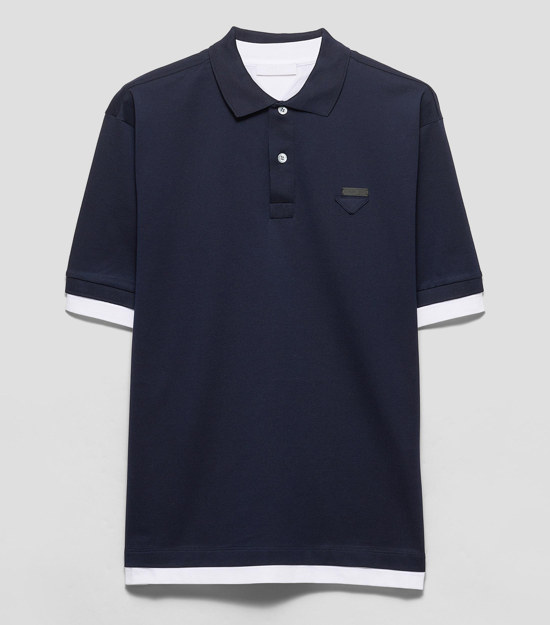 Playera Tipo Polo Manga Corta sólida Hombre
