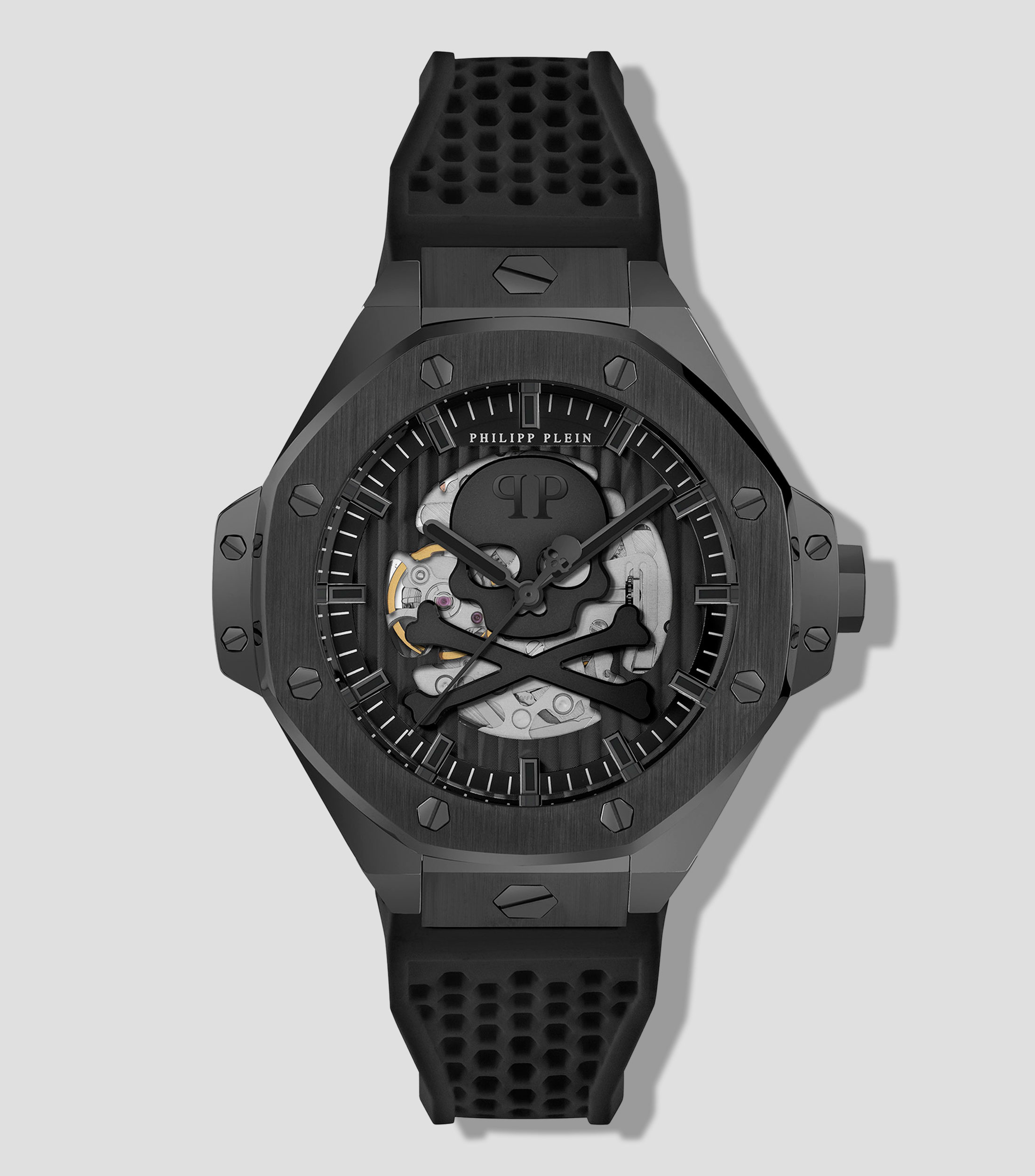 Reloj para Hombre Plein Skeleton Royal Casual, Negro