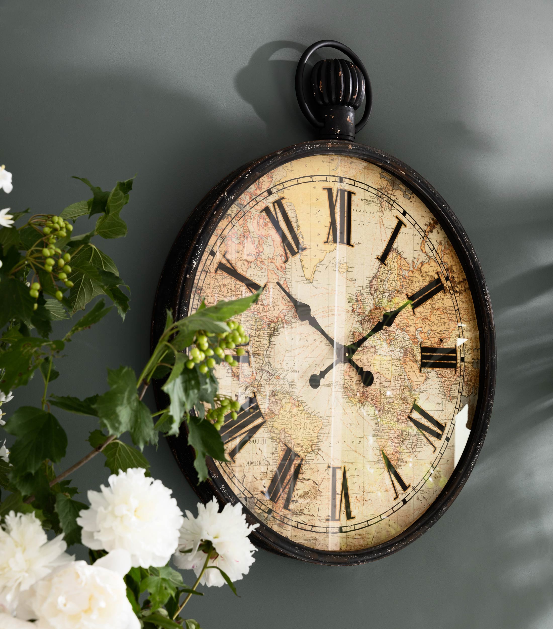 Reloj de Pared European Map