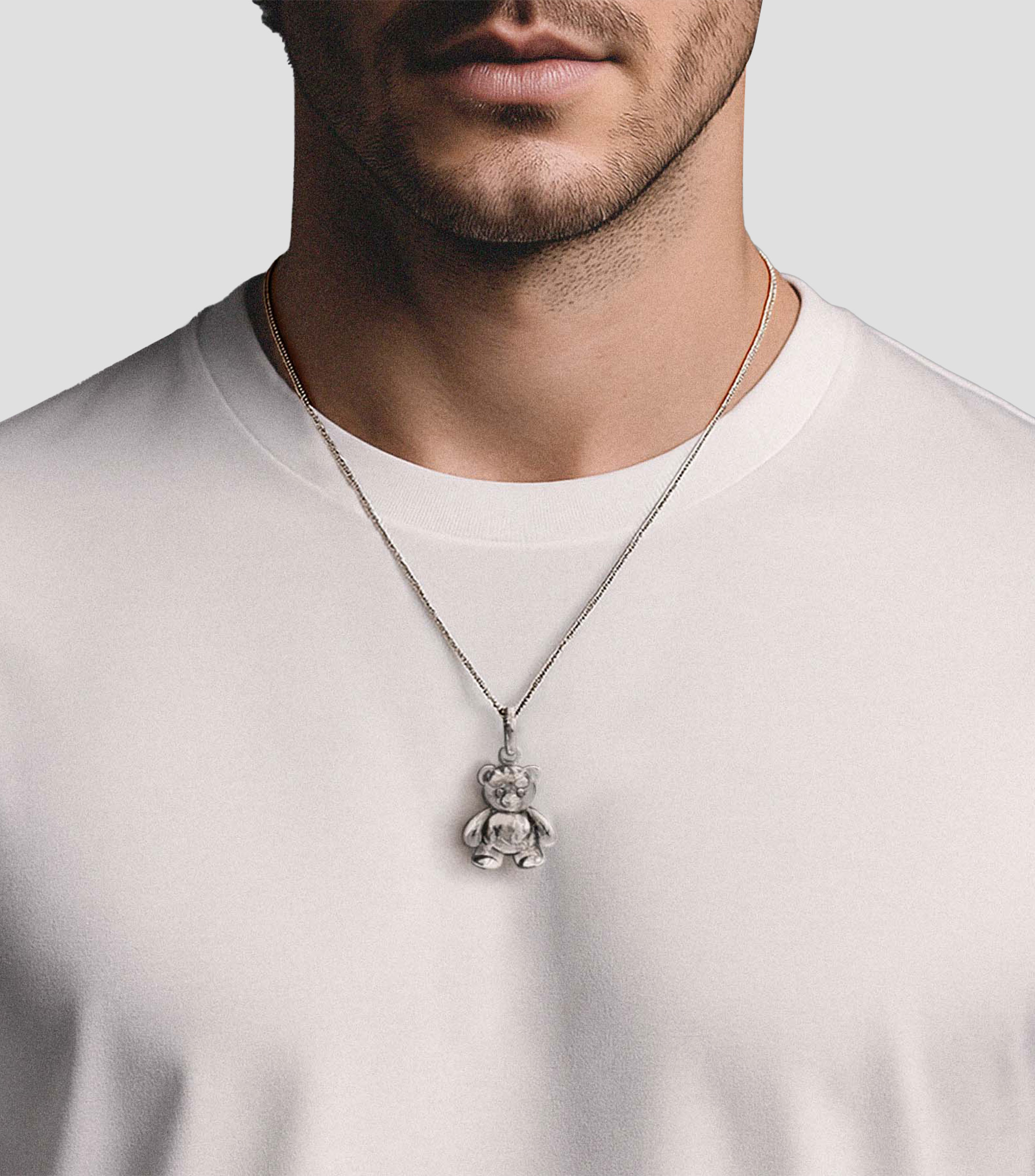 Dije en Plata .925 con Oso Unisex