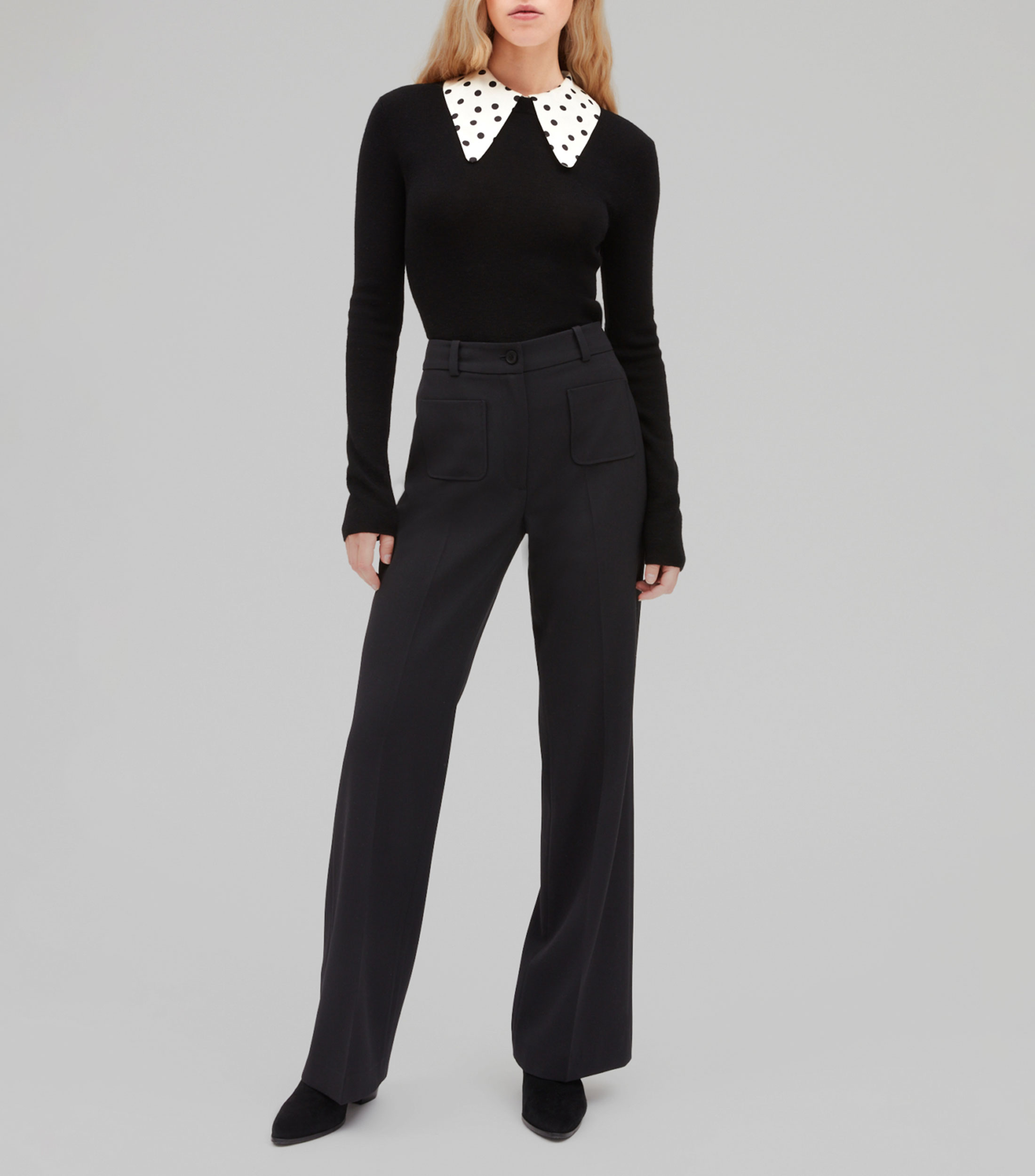 Pantalón acampanado Mujer