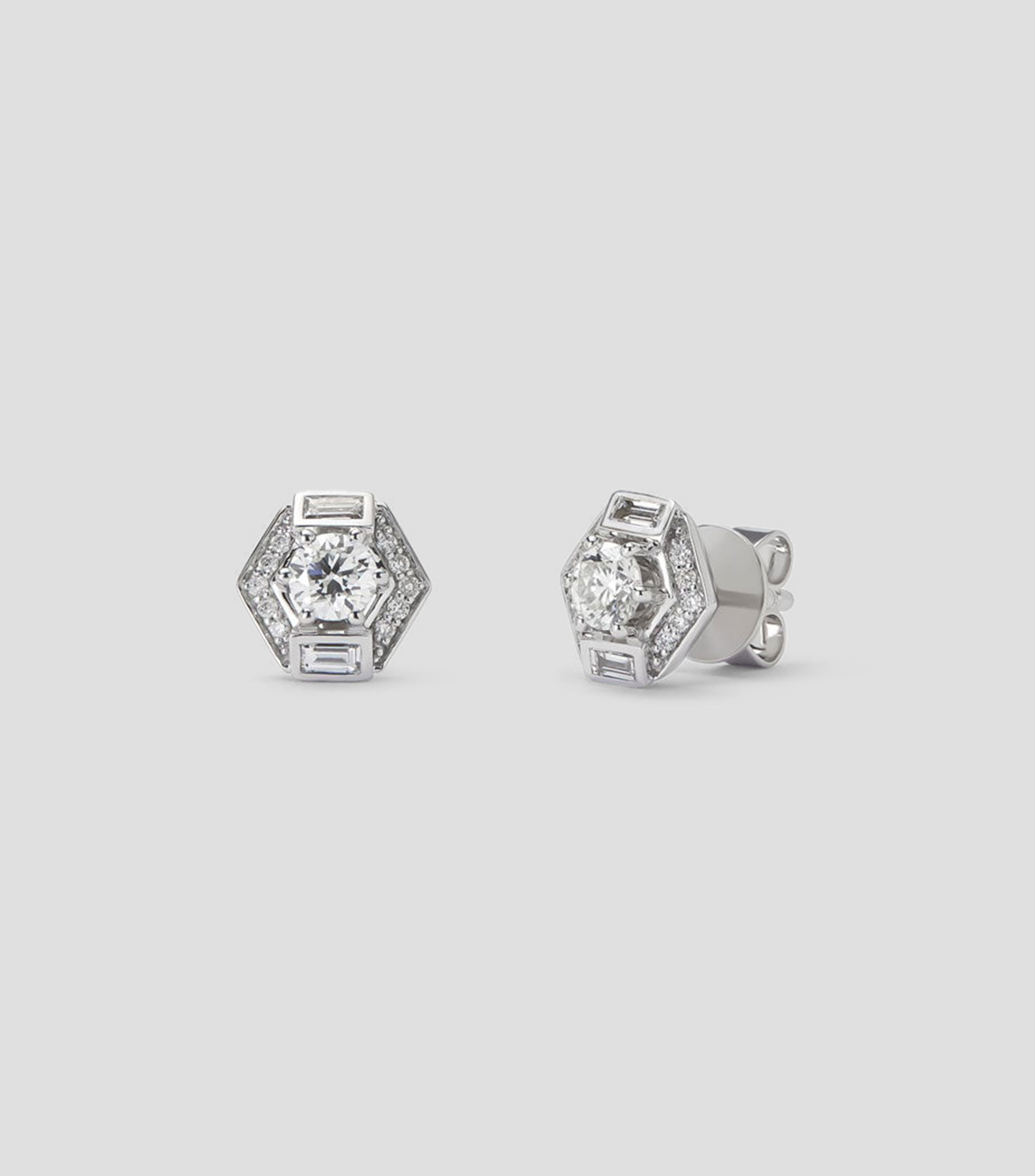 Pendientes en Oro de 18 Kilates Mujer