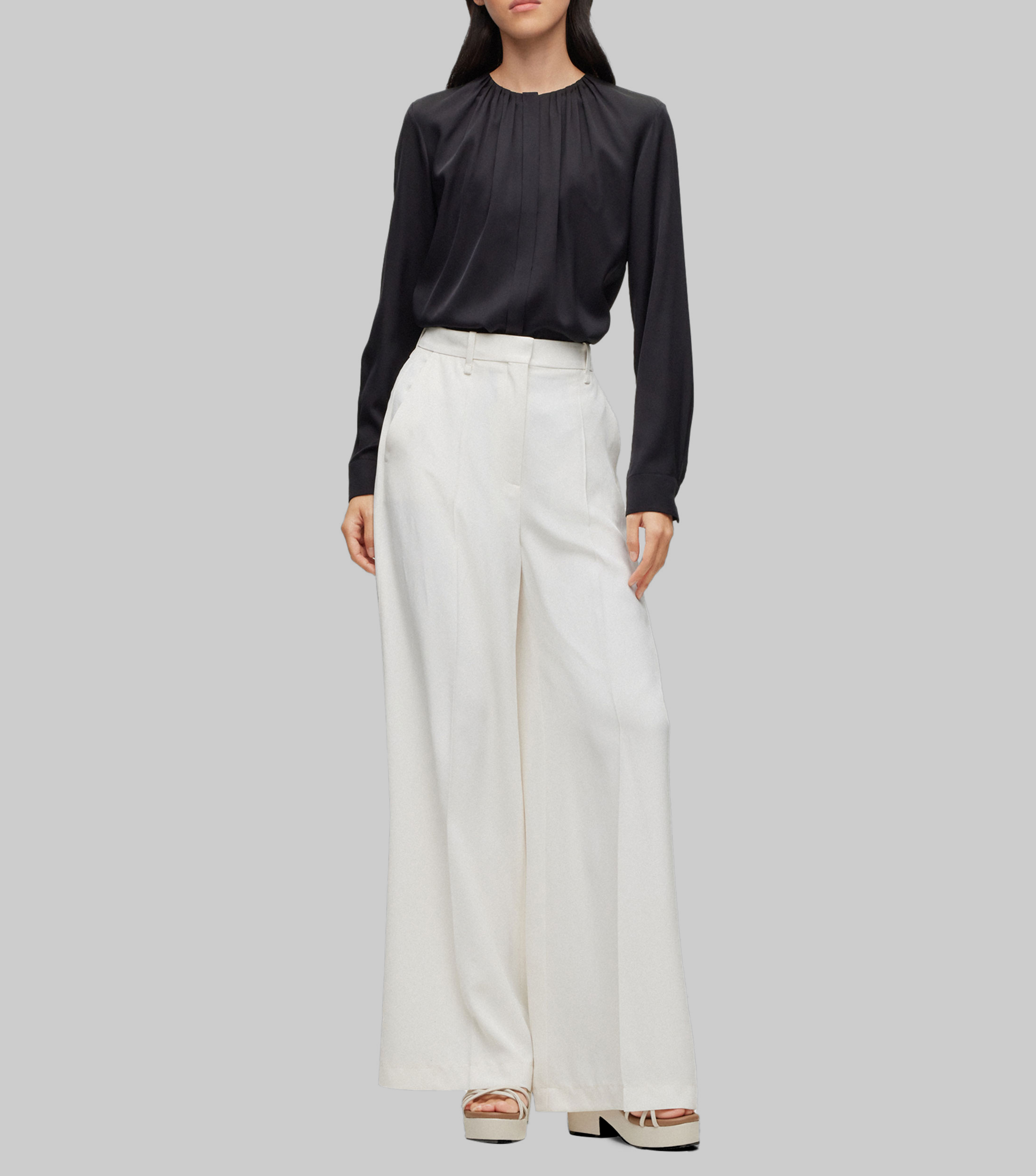 Blusa manga larga Mujer
