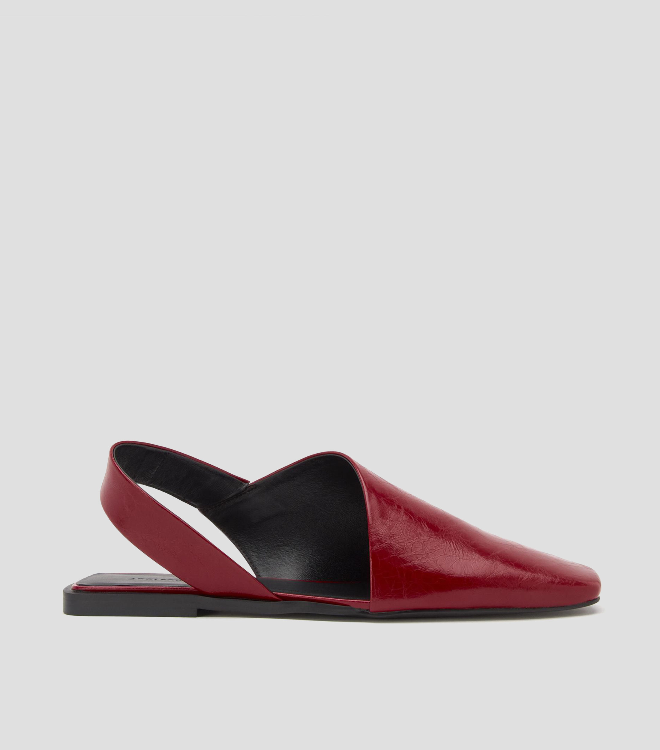 Sandalias planas en piel Mujer