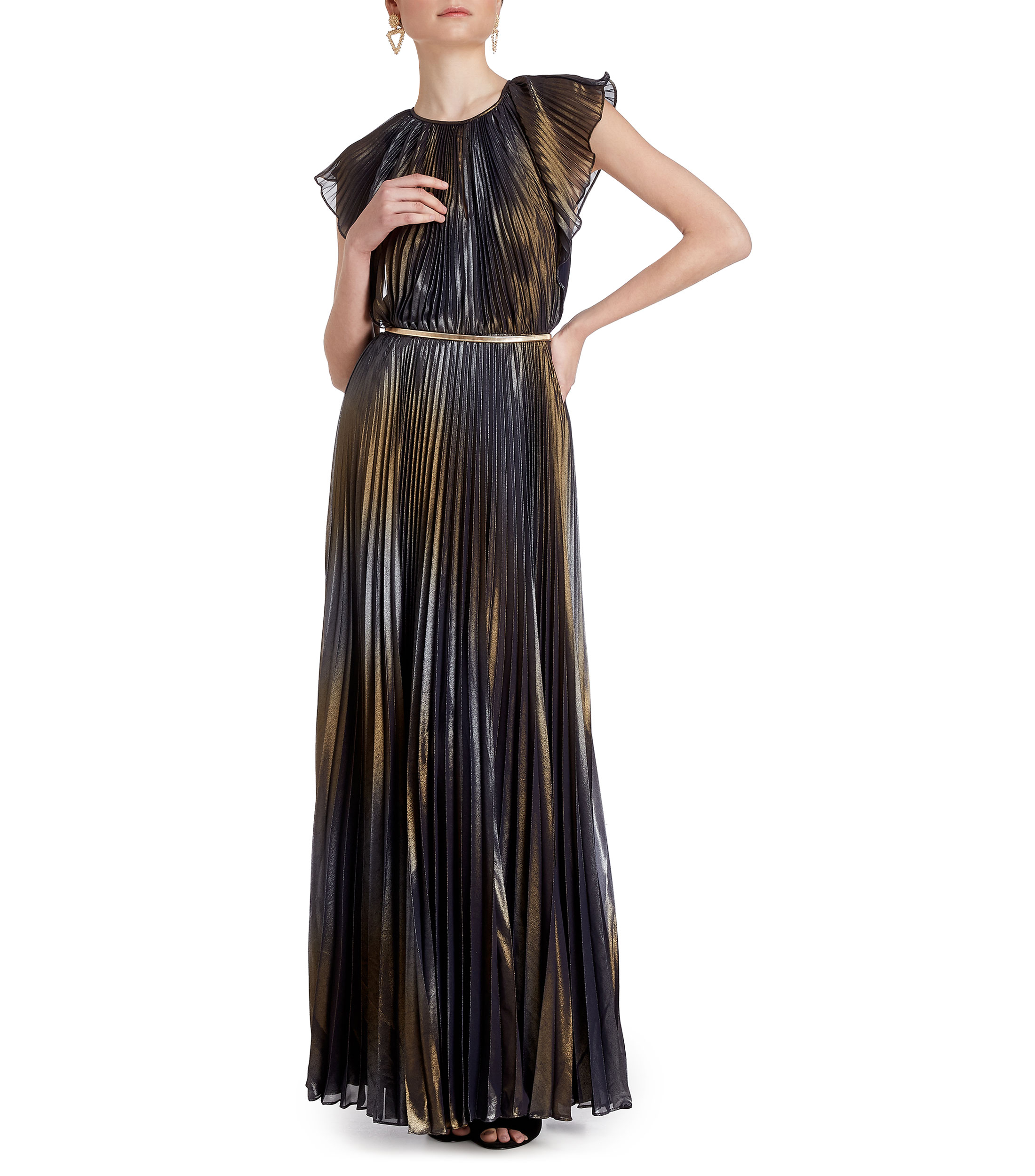 Vestidos shop tableados largos