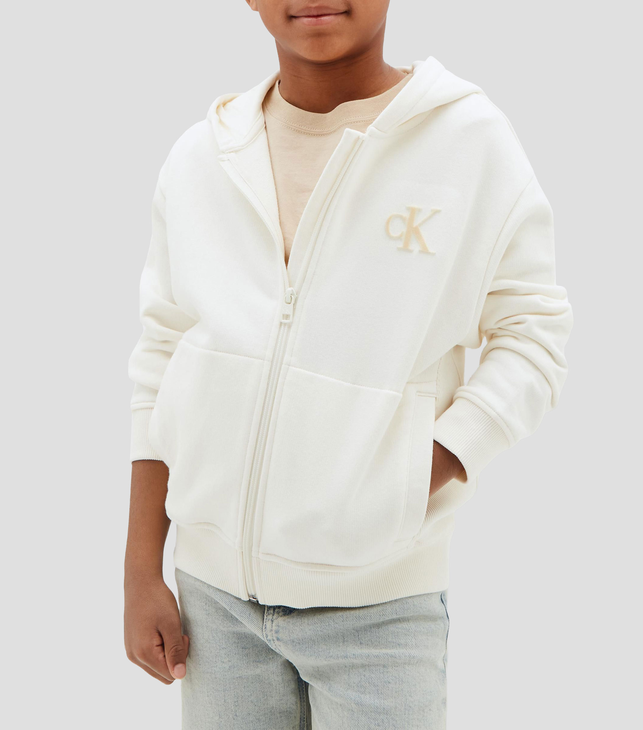 Sudadera con capucha y cierre Niño