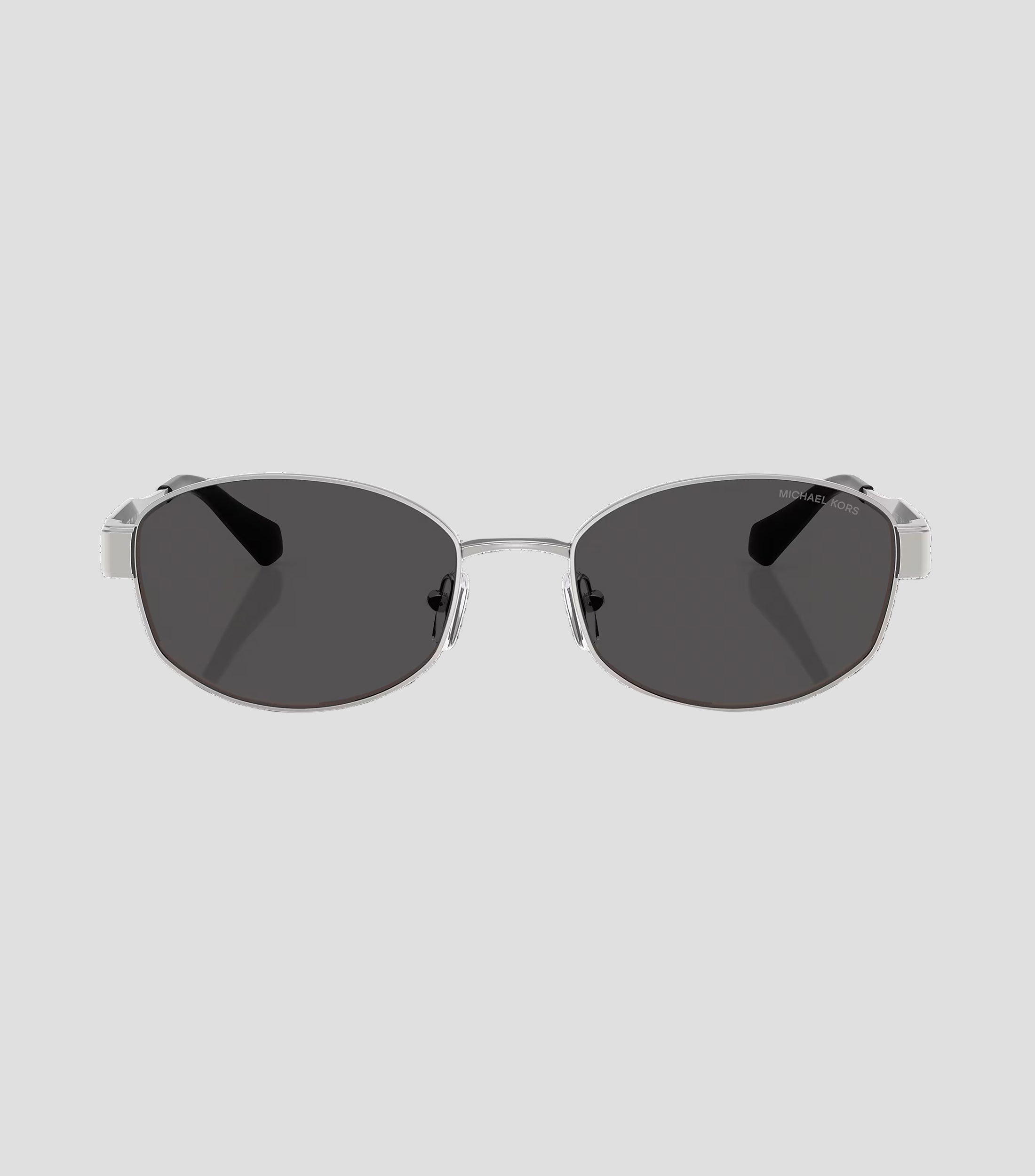 Lentes de sol ovalados Monte Carlo plateados Mujer