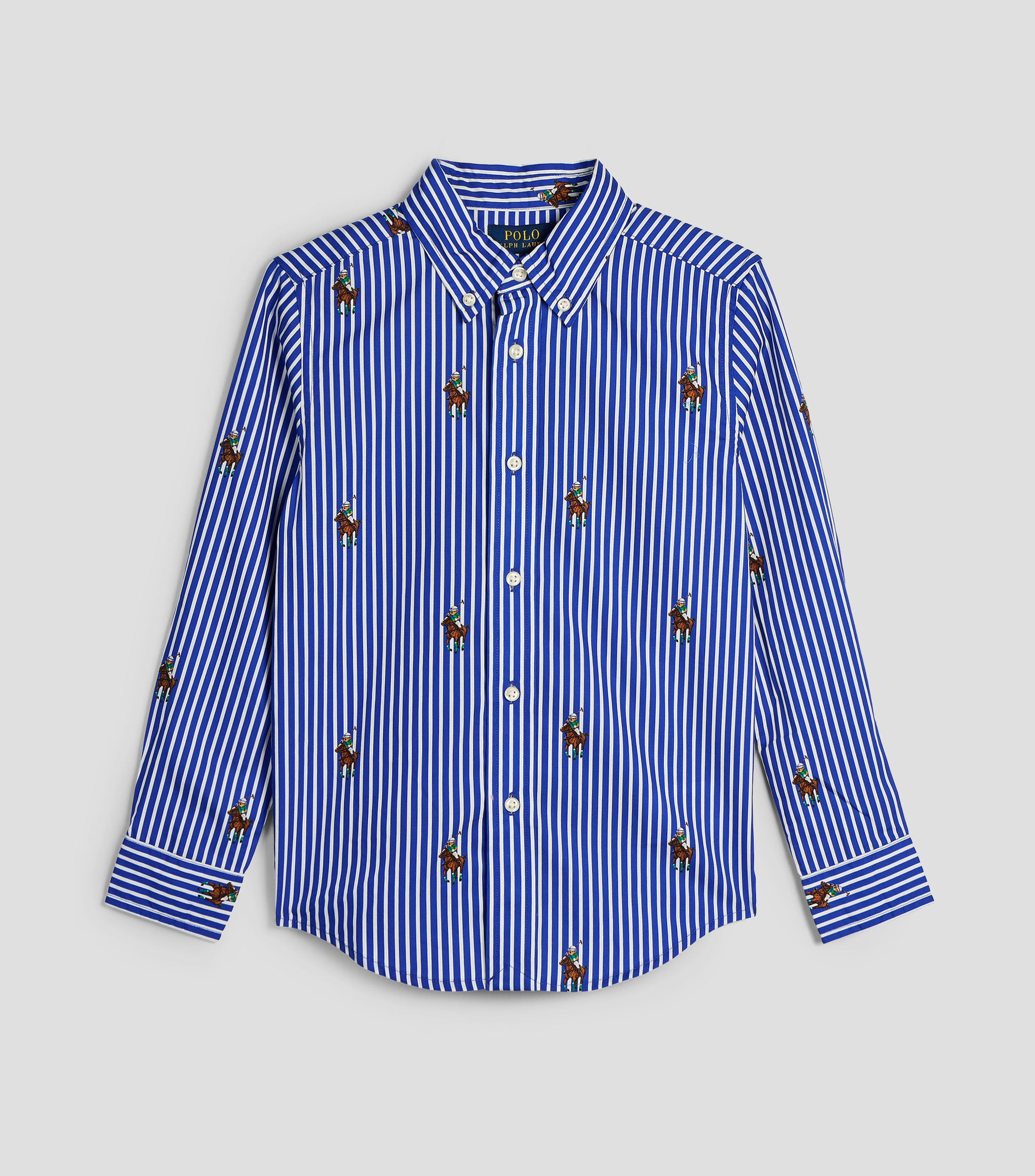 Camisa con rayas manga larga Niño