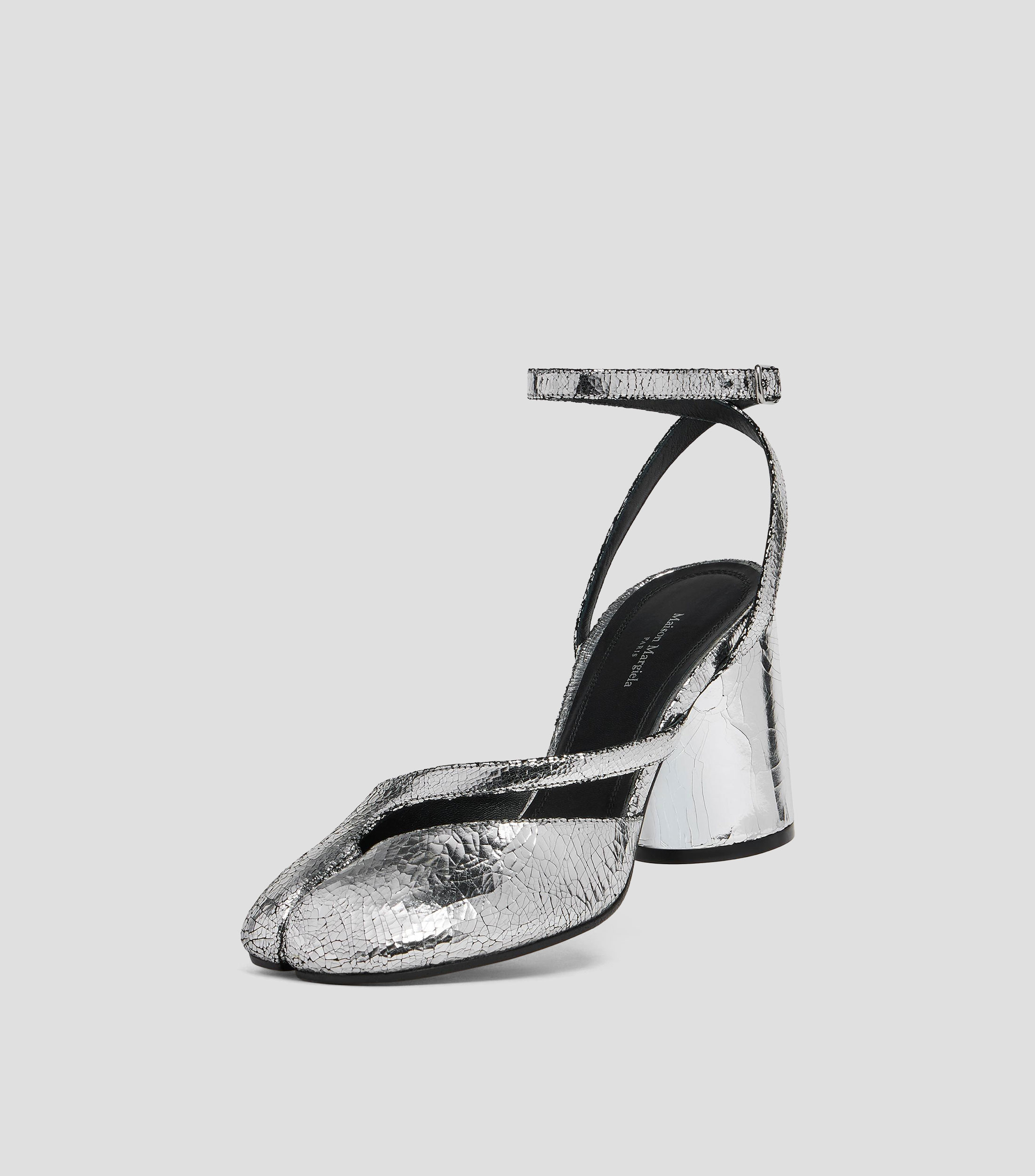 Sandalias con tacón alto y ancho Tabi Mujer