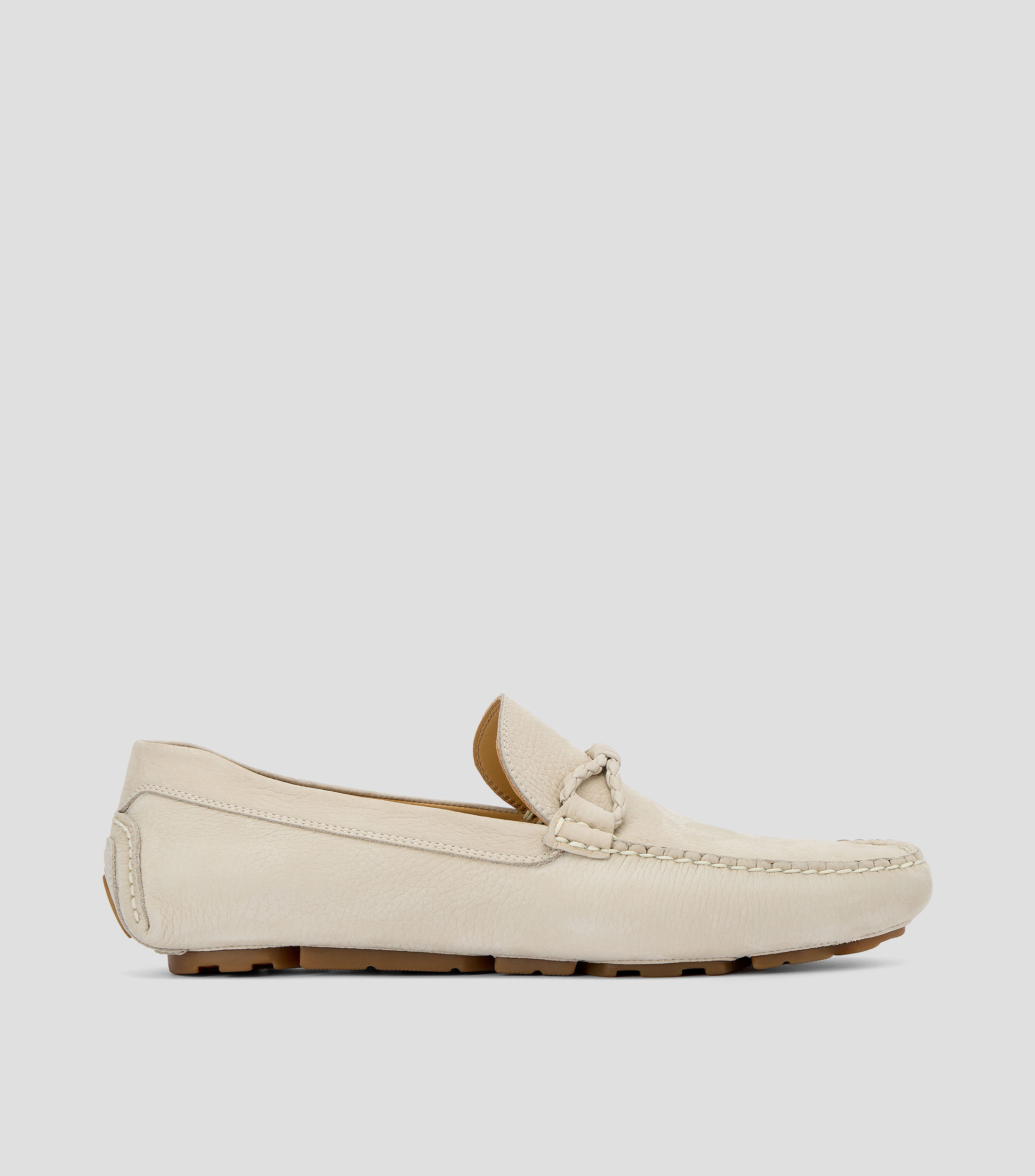 Mocasines en piel Hombre