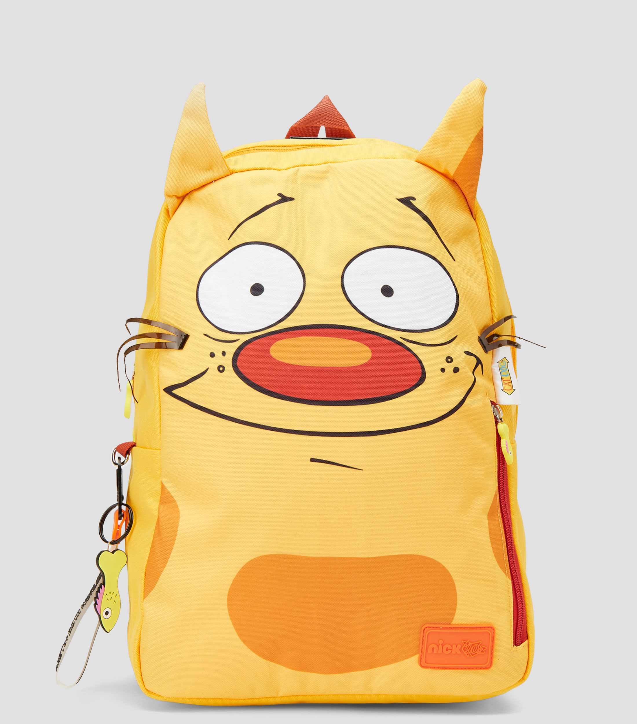 Mochila escolar reversible CatDog amarilla Nino