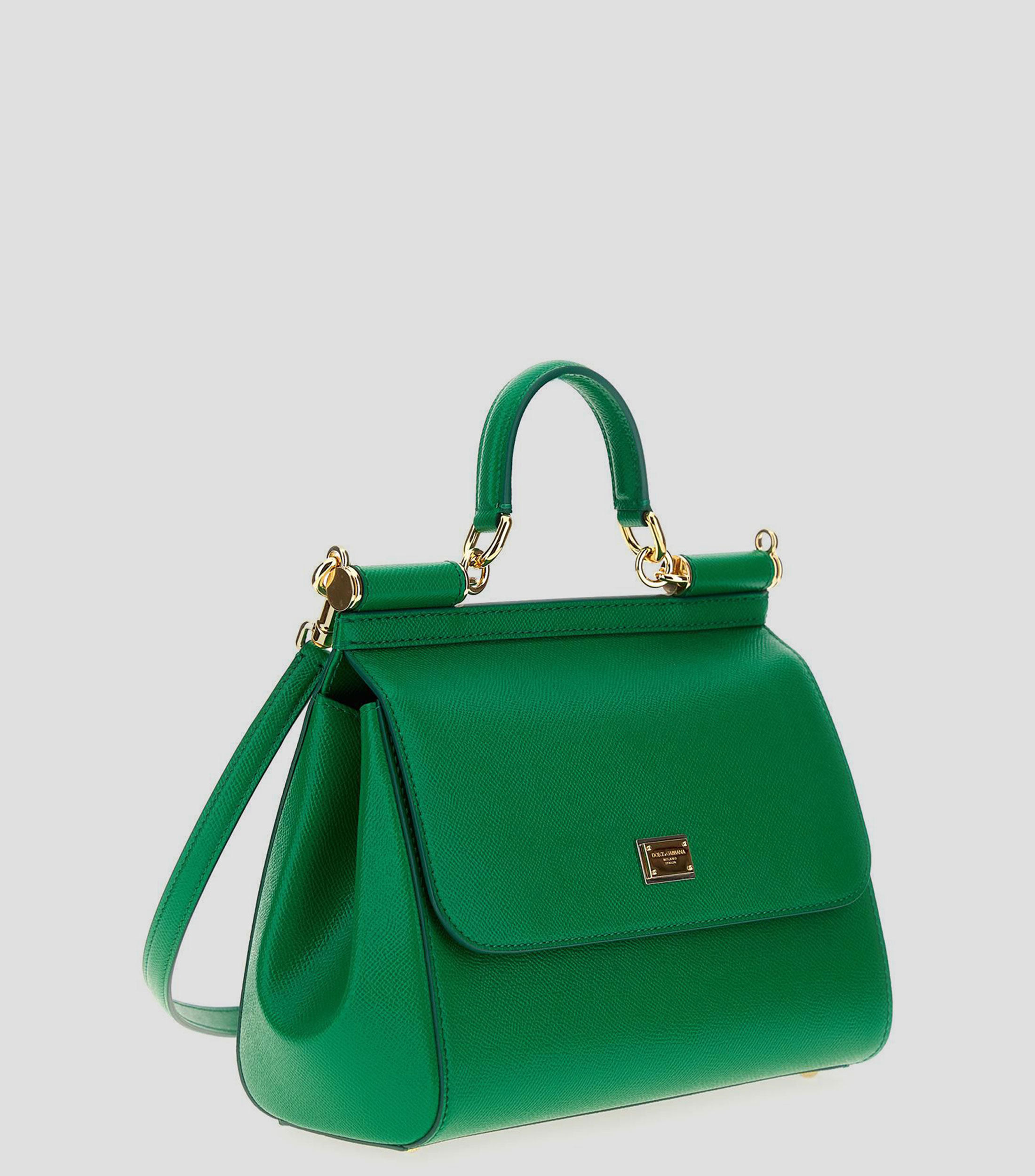 Bolsa shoulder en piel de becerro Sicily Mujer