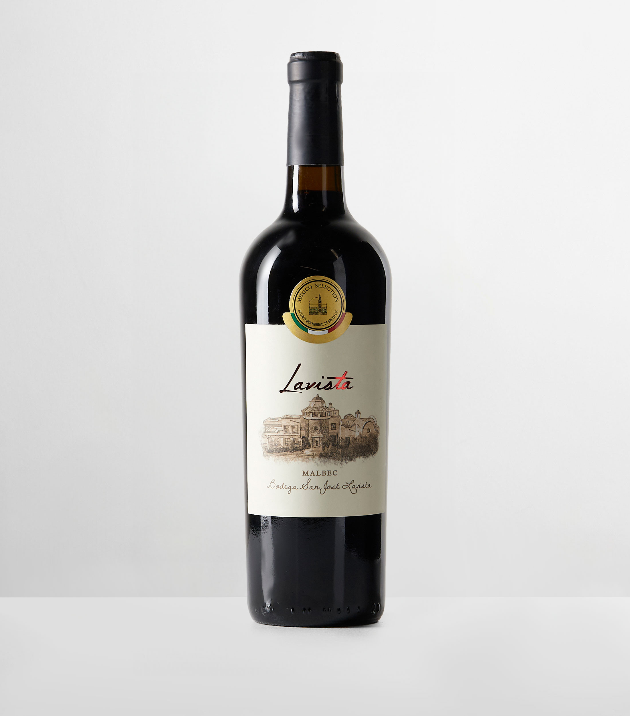 Vino tinto malbec Lavista, México, 750 ml