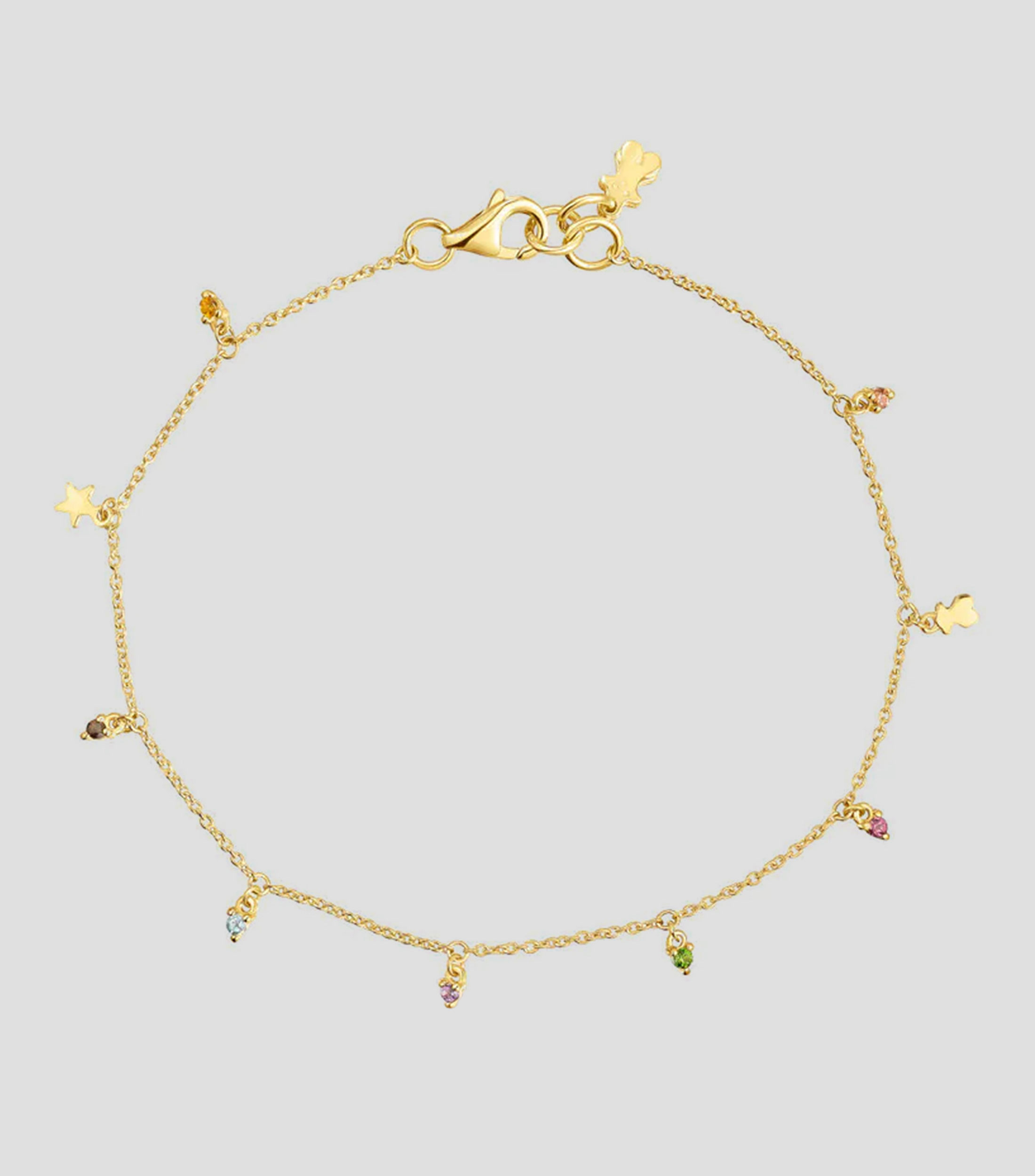 Pulsera en Oro amarillo de 18 Kilates Virtual Garden con gemas Mujer