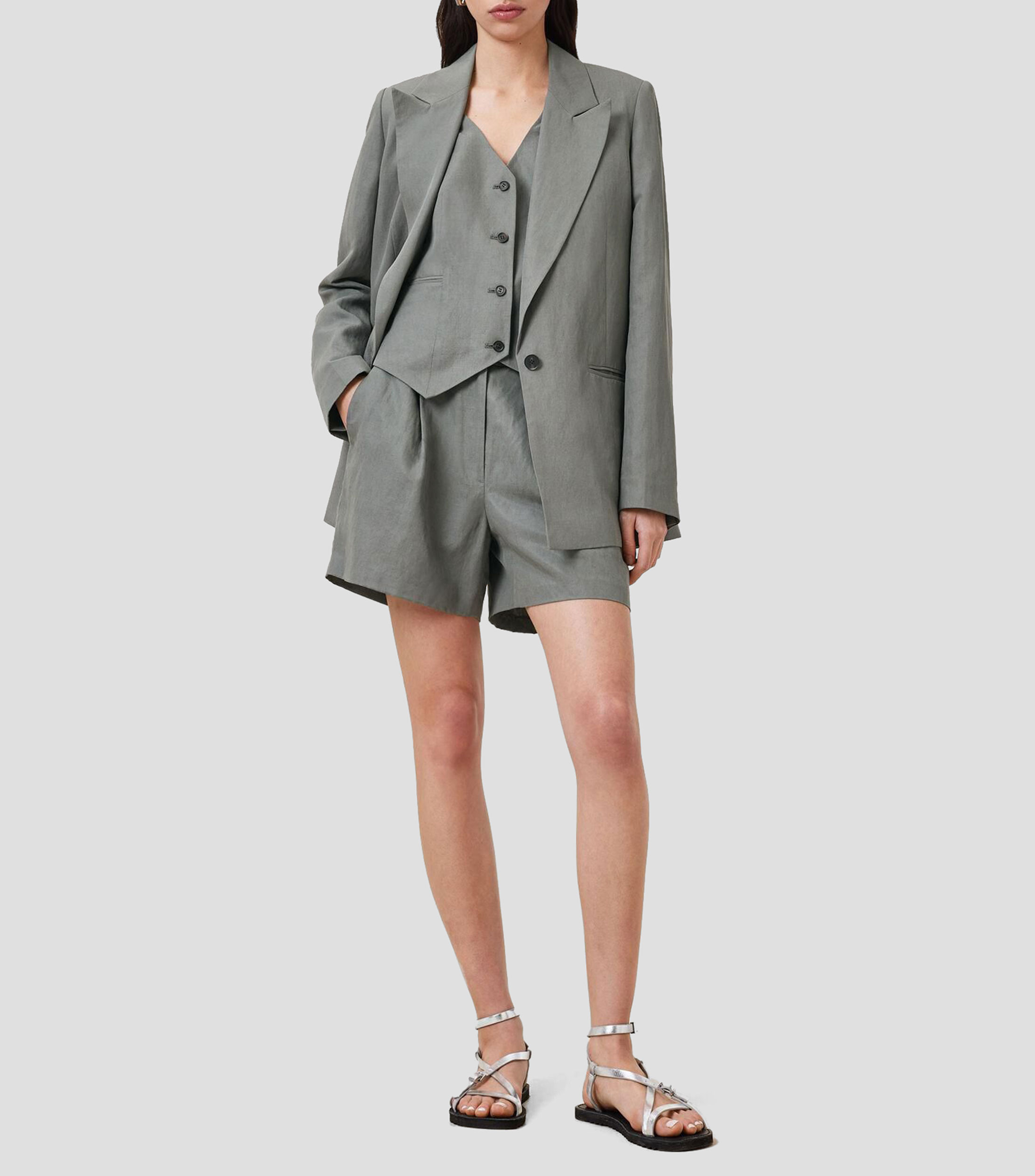 Short jaspeado Mujer