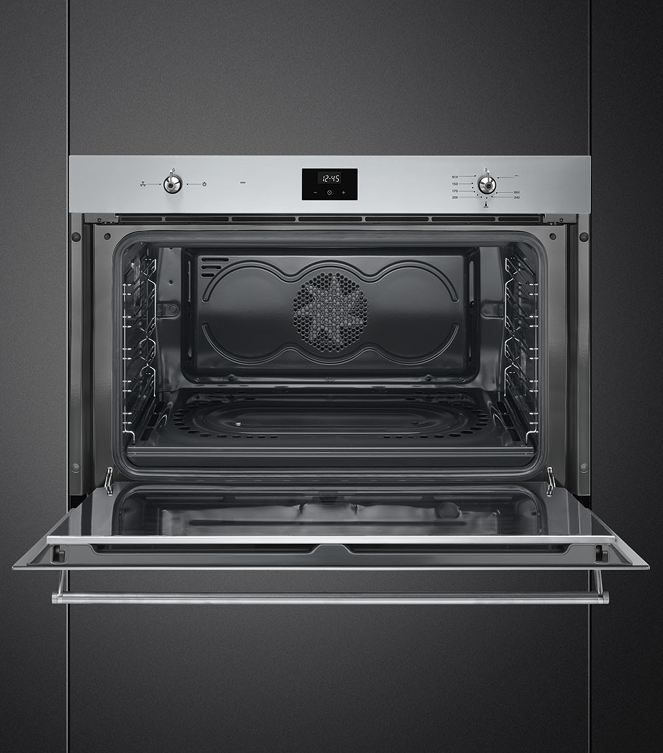 Horno a Gas 35.4" Acero Inoxidable