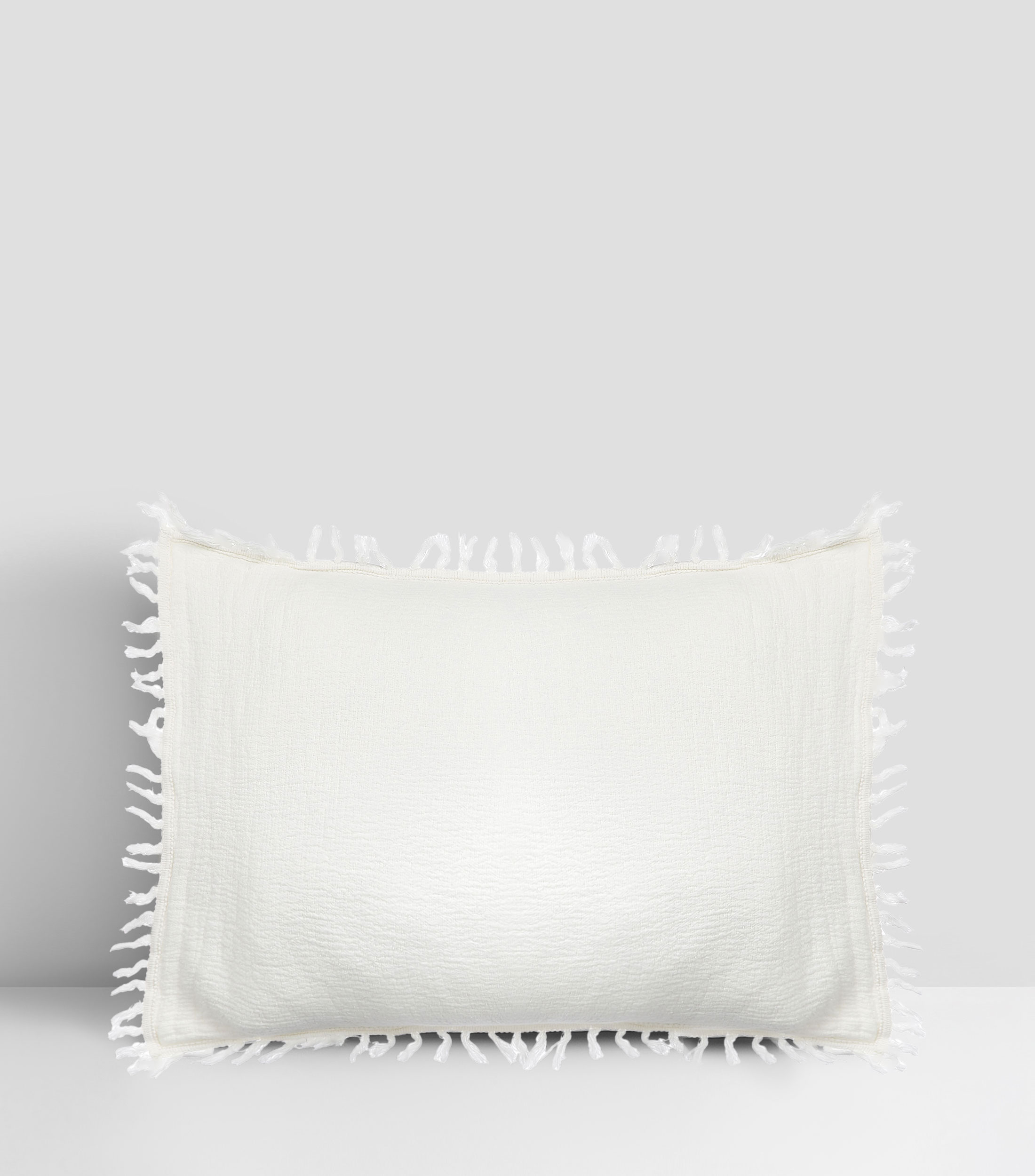 Funda para almohada Individual en algodon Eden Blanco