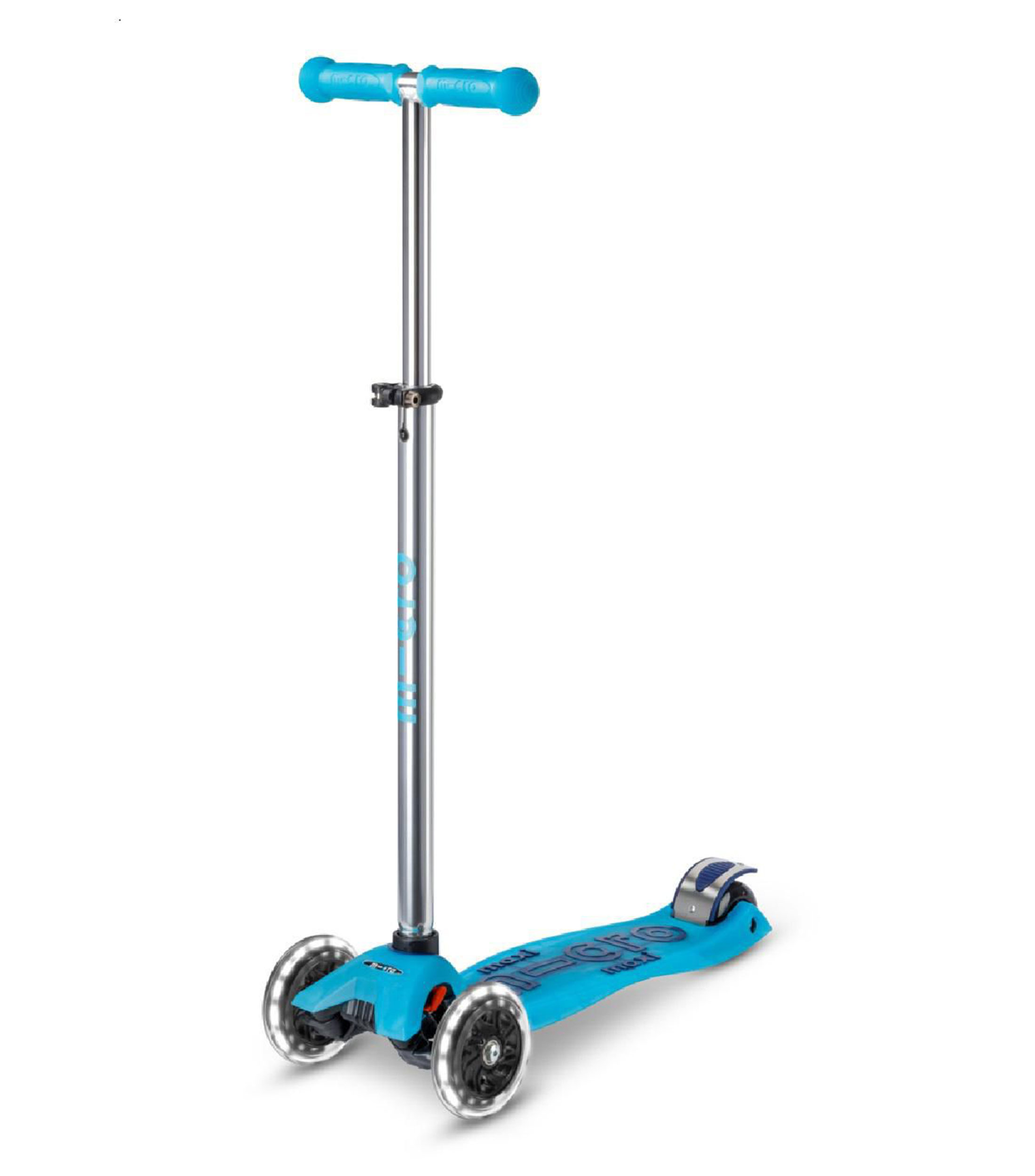 Scooter Maxi Micro Deluxe Glow LED Crystal Blue