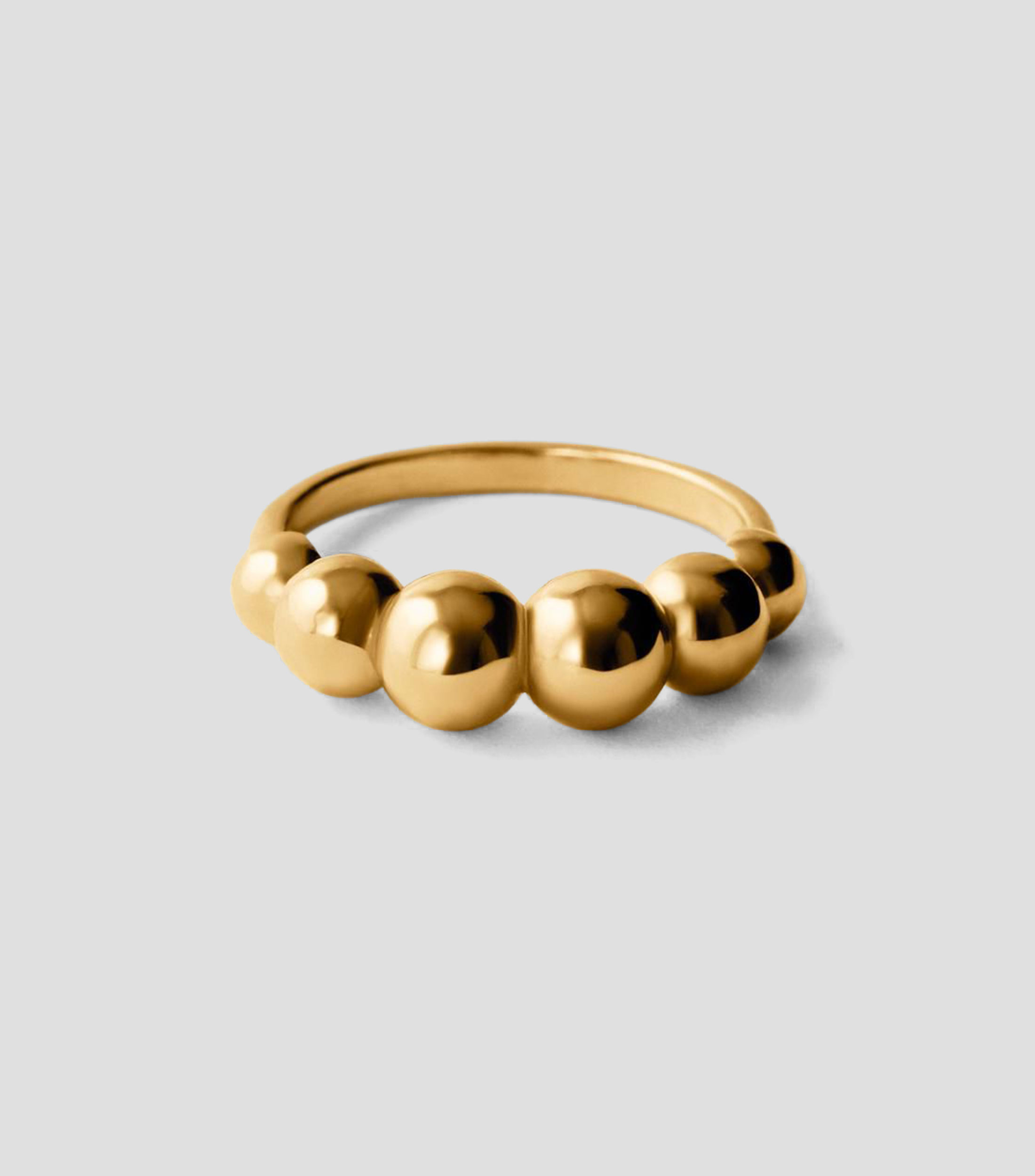 Anillo en Plata .925 con esferas Mujer