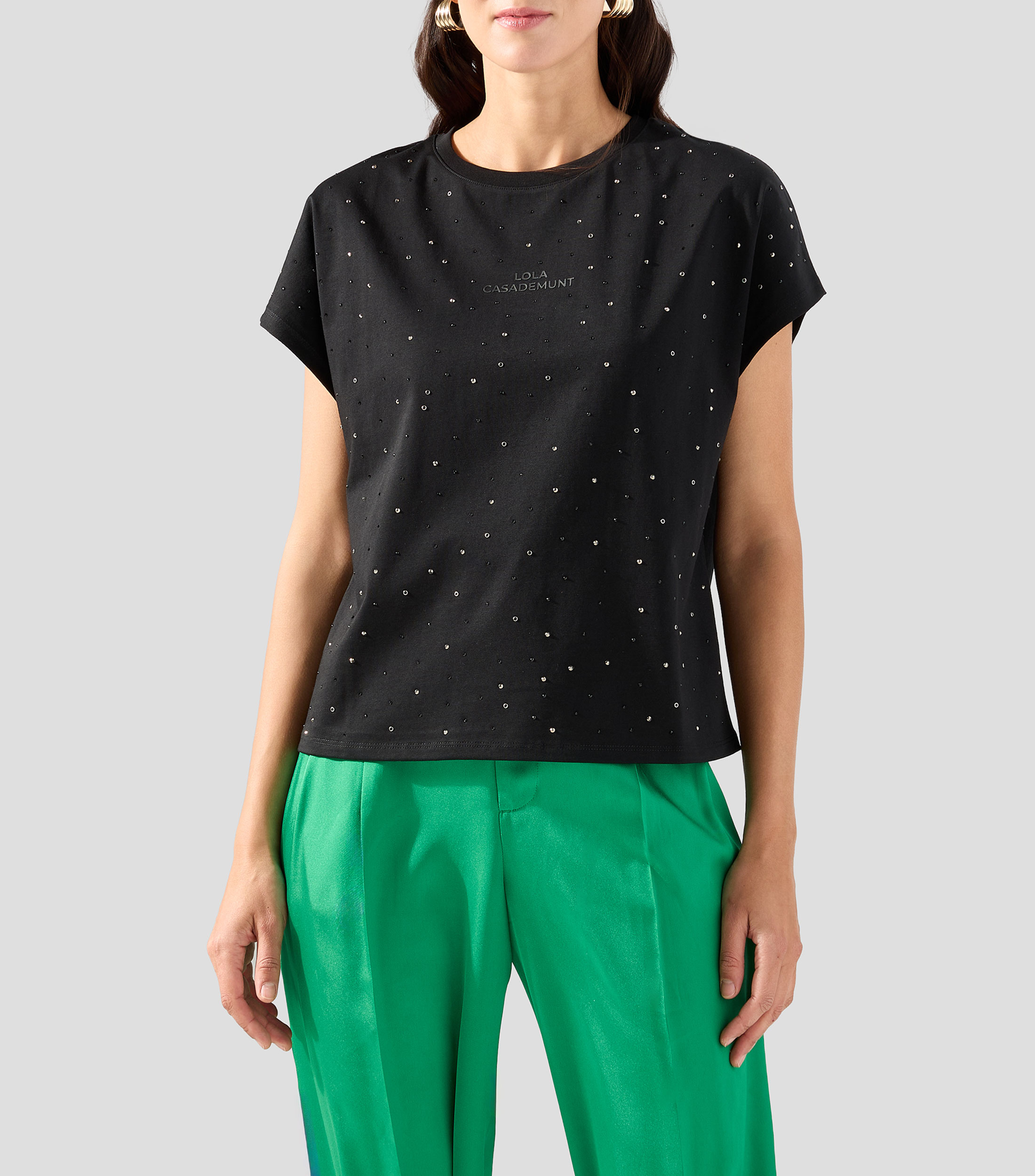Playera cuello redondo manga corta fantasía Mujer
