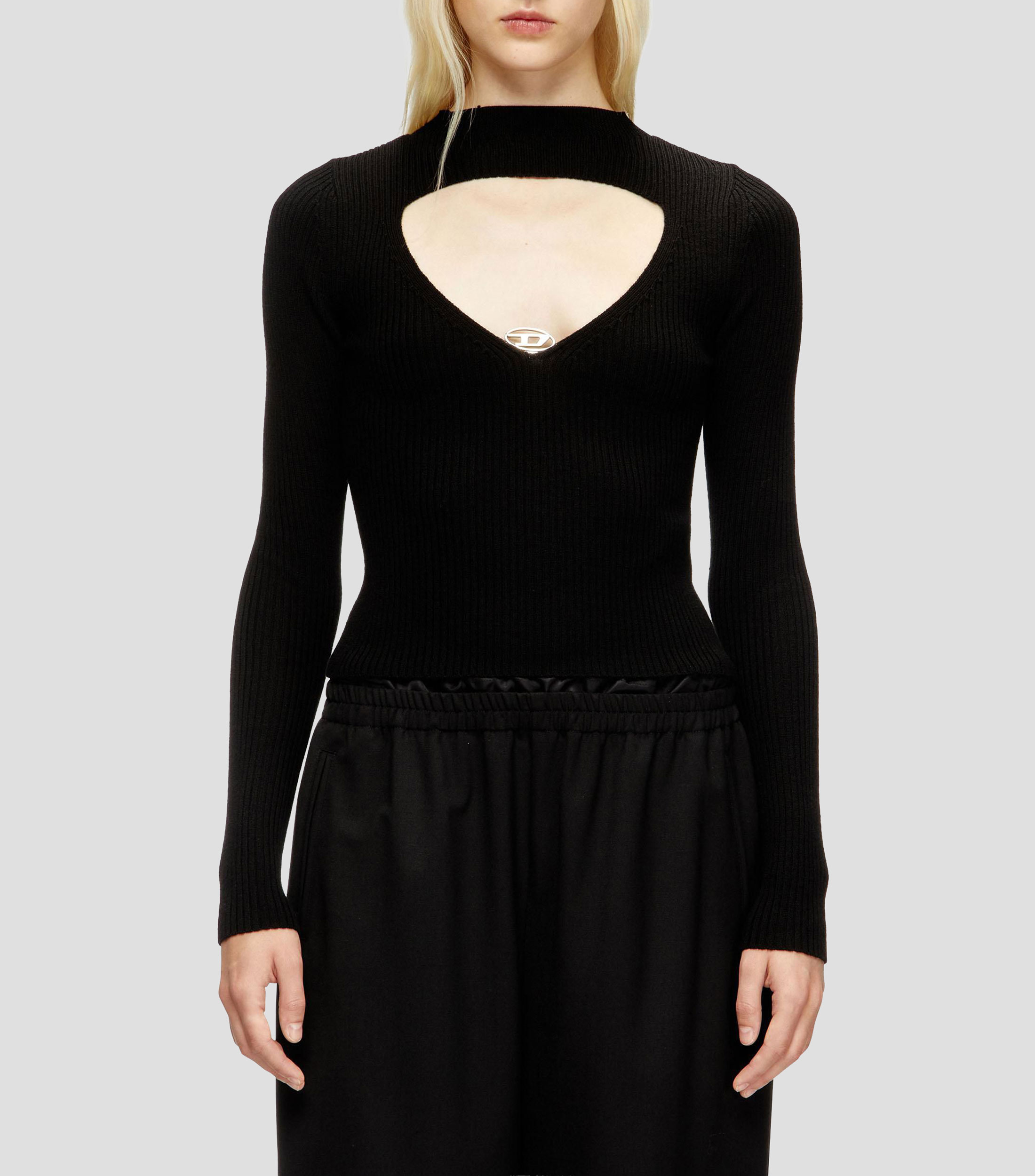 Suéter cuello redondo Mujer