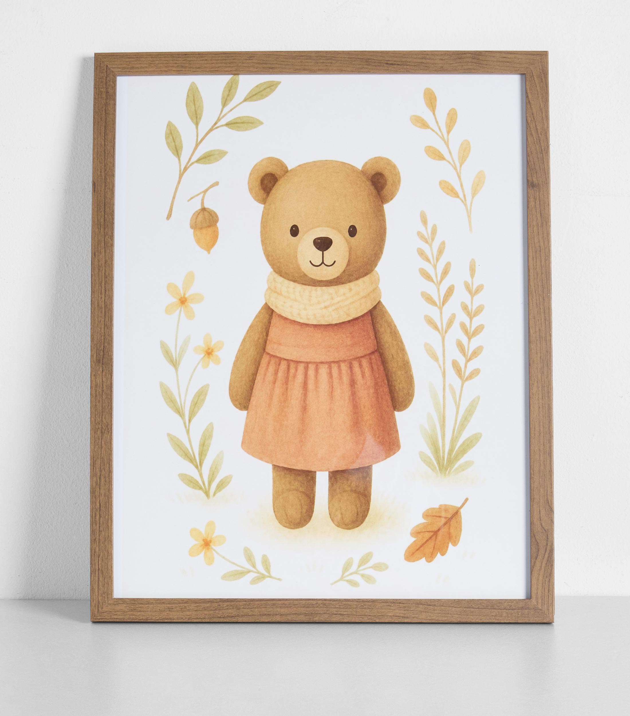 Cuadro decorativo Osita en madera