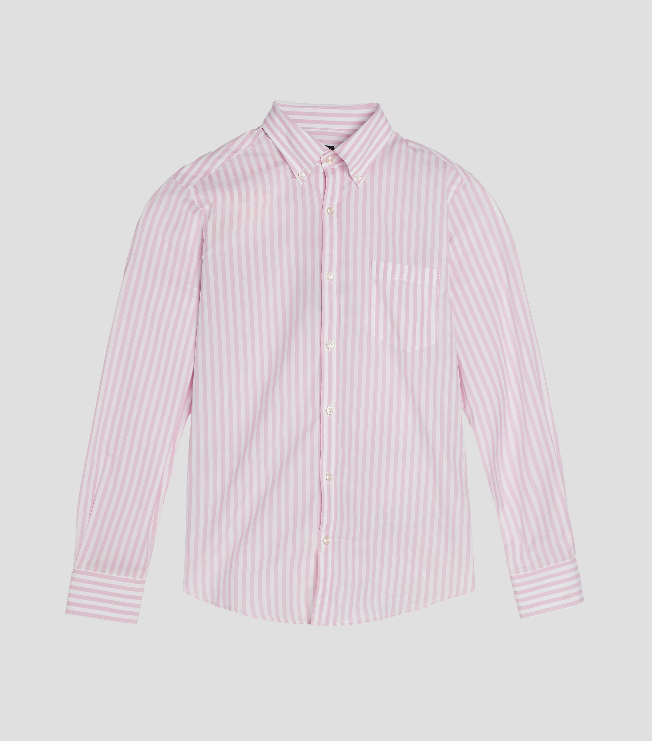 Camisa rayas manga larga Hombre