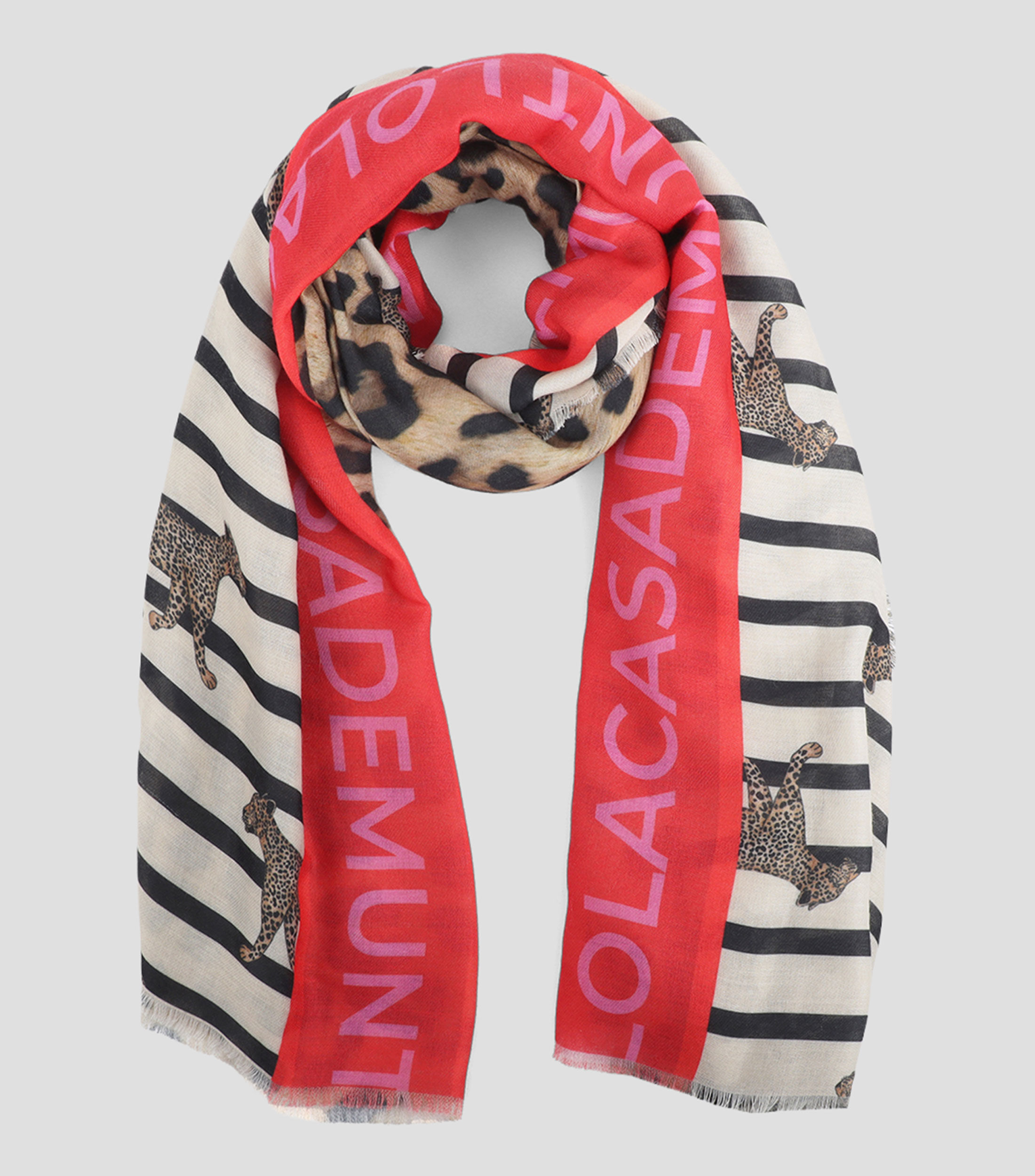 Foulard a rayas Mujer