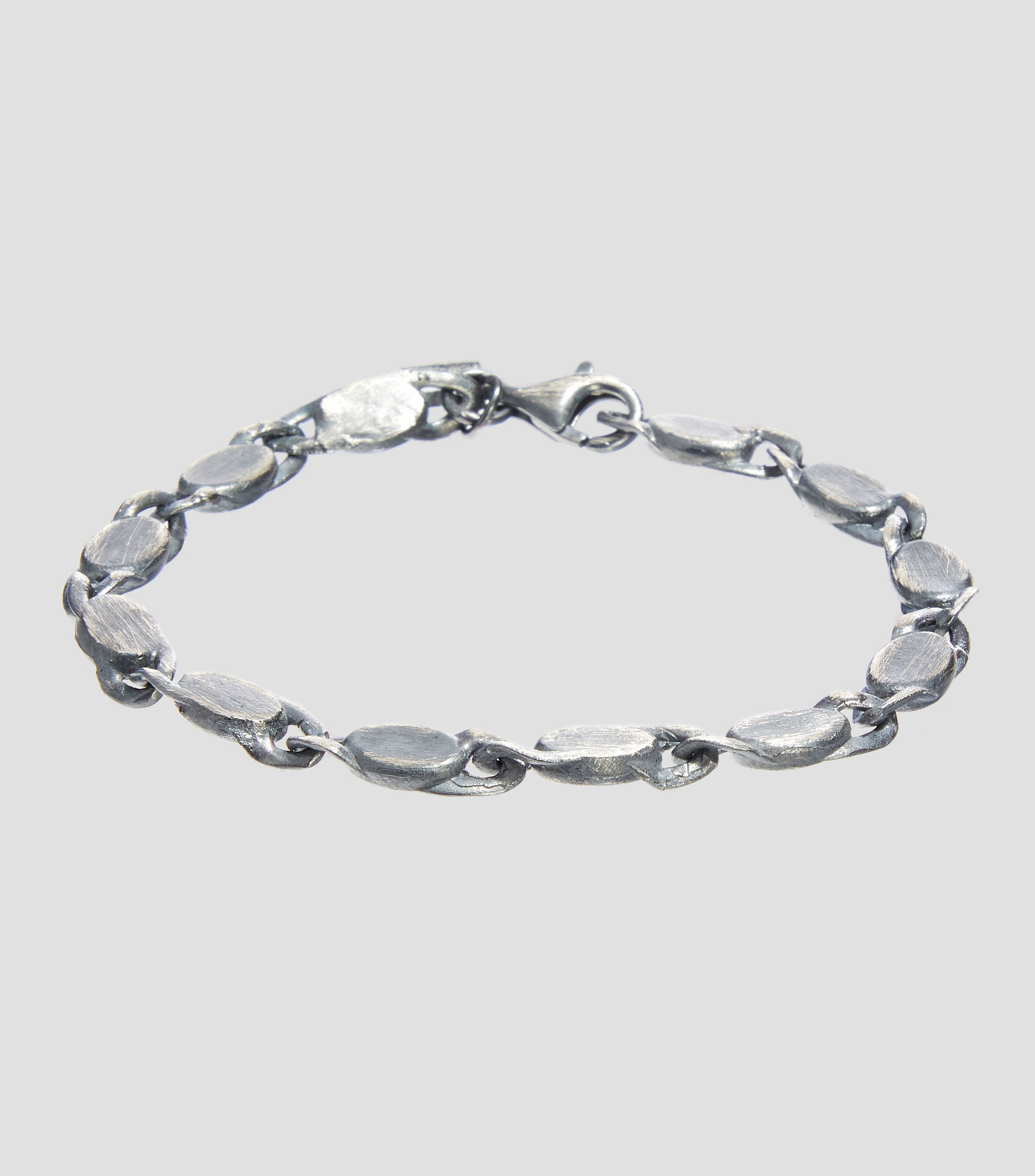 Brazalete en plata Hombre
