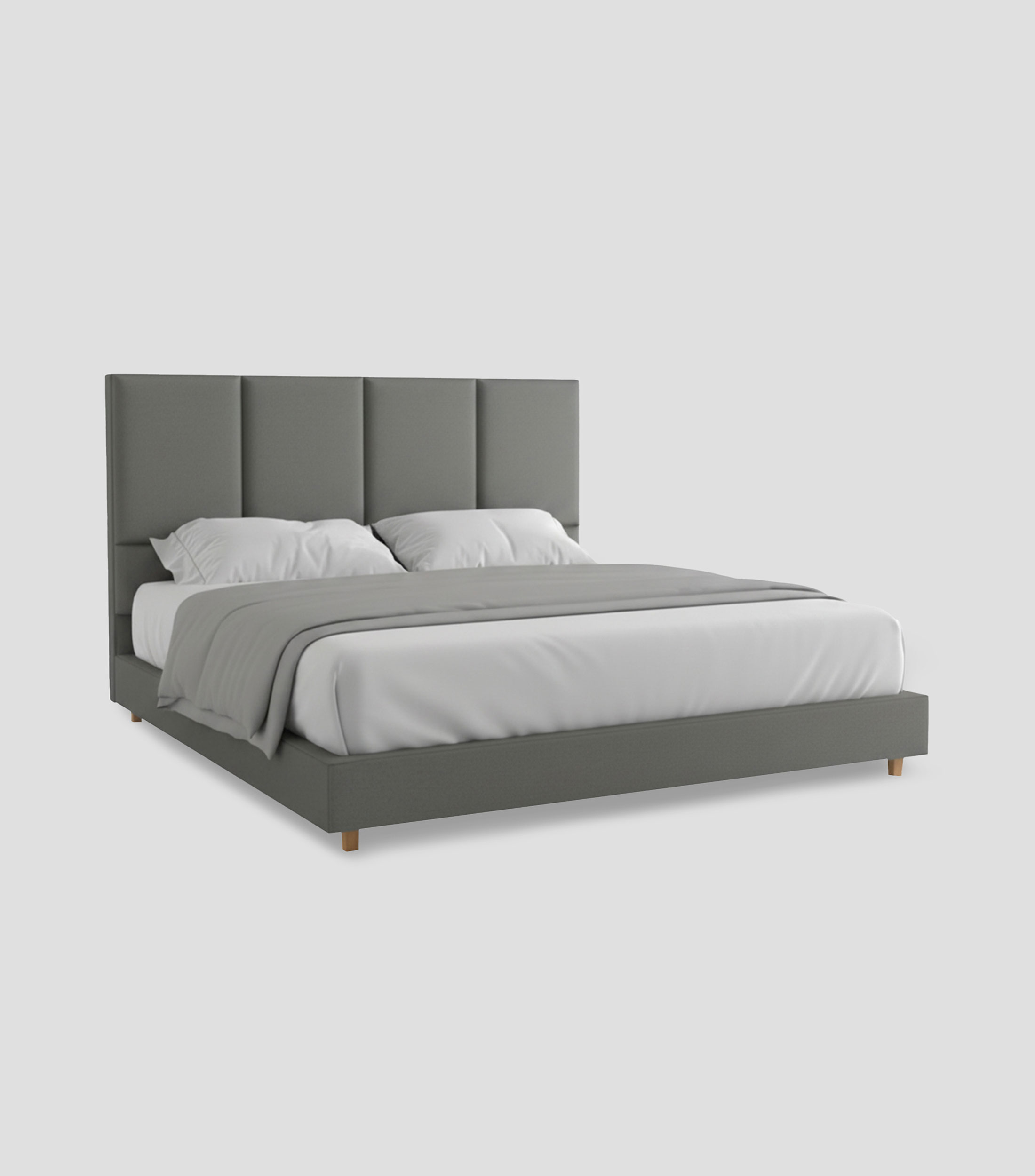 Cama King Size Textured Li Antracita Square