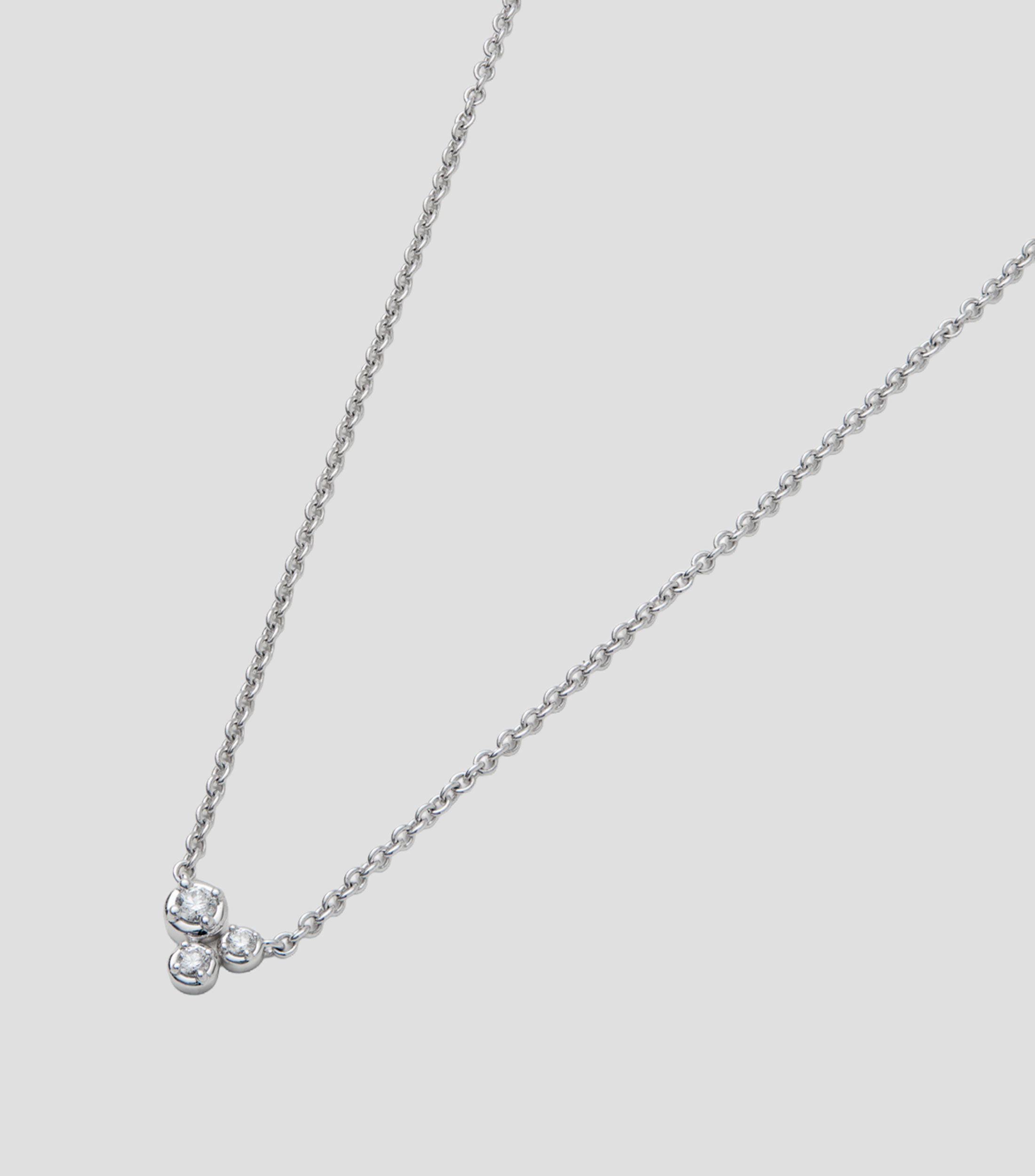 Cadena en Oro blanco de 18 Kilates Mujer