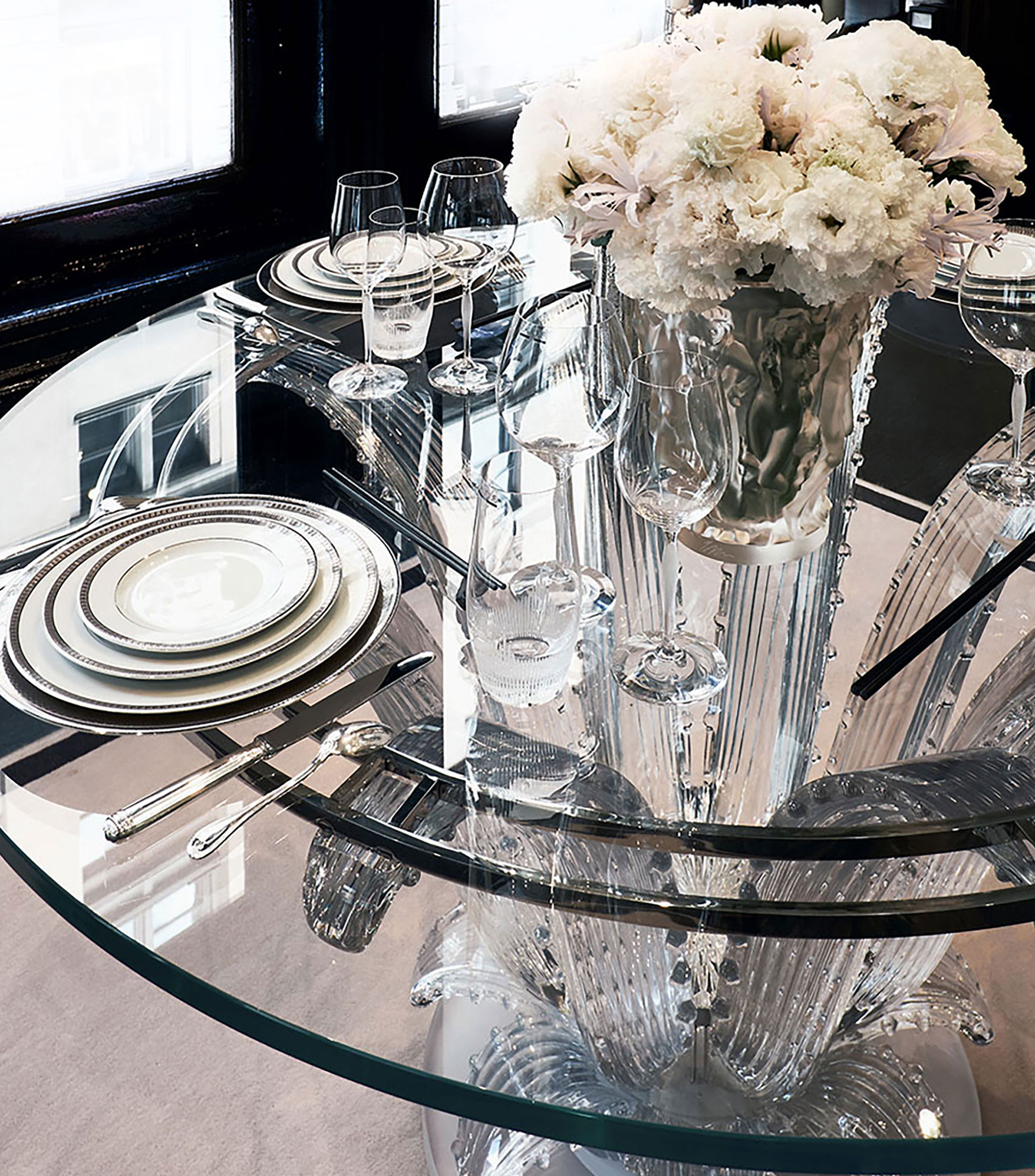 Mesa Cactuds en cristal