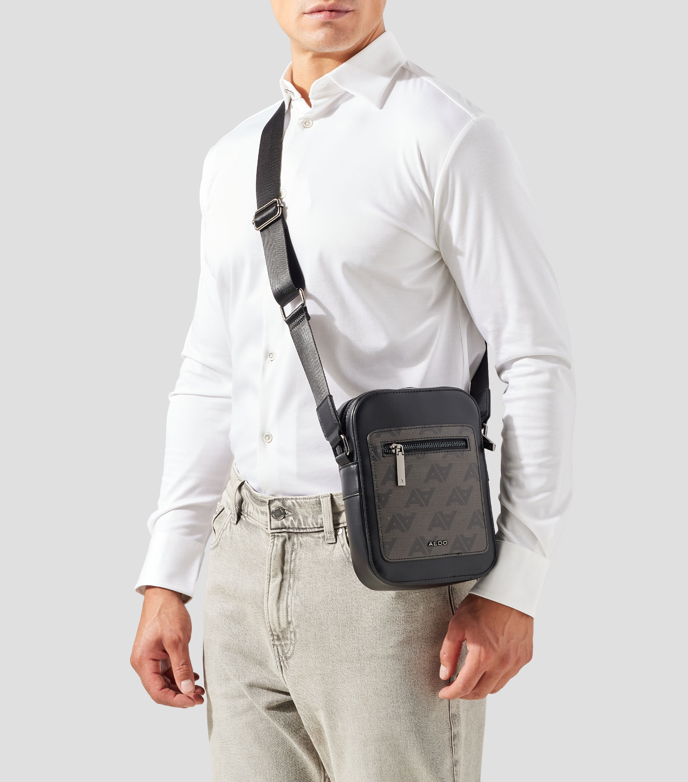 Bolso messenger estampado Hombre