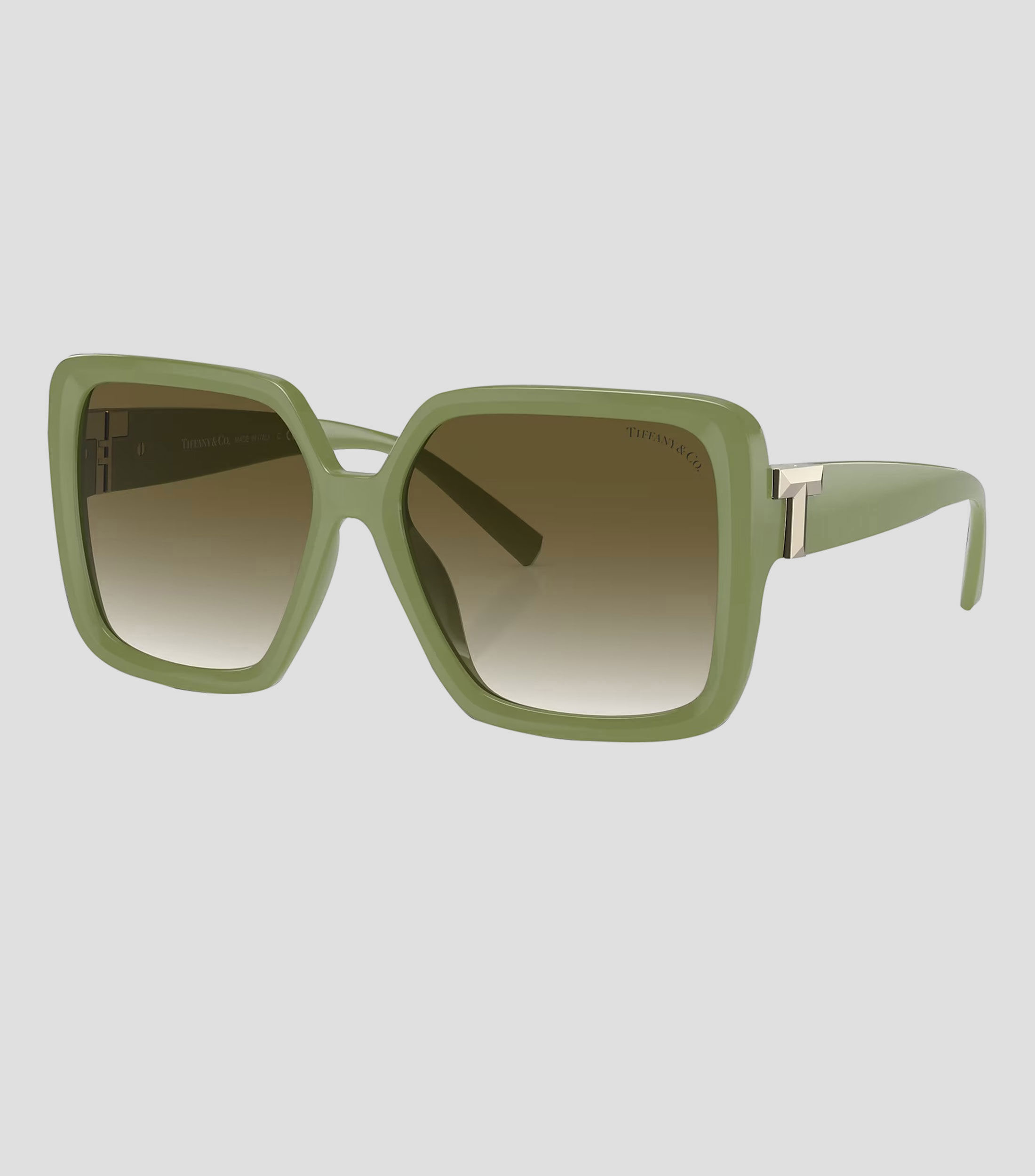 Lentes de sol Cuadrados Caqui Mujer
