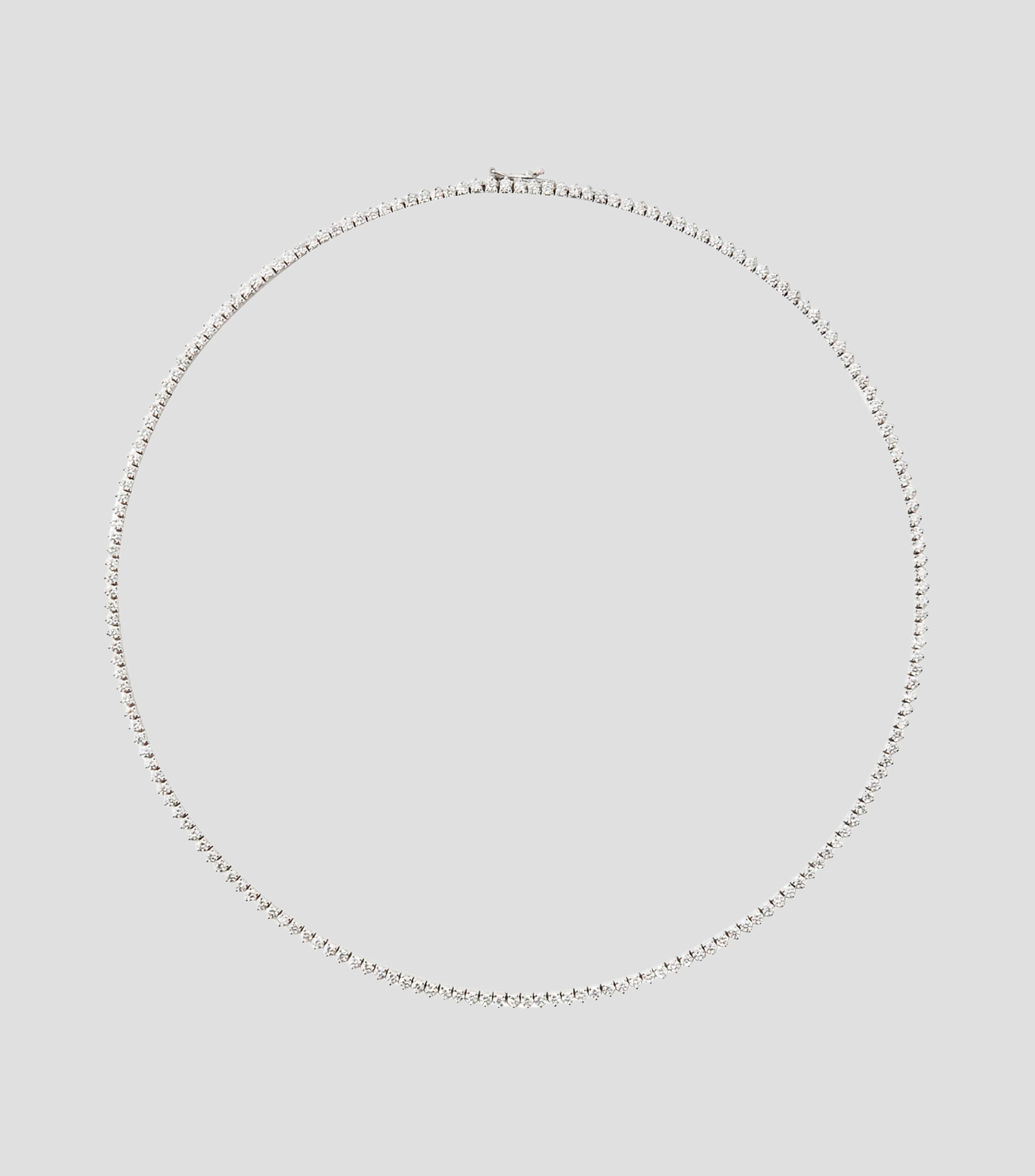 Collar en oro blanco 18 kilates con diamantes Riviere Mujer