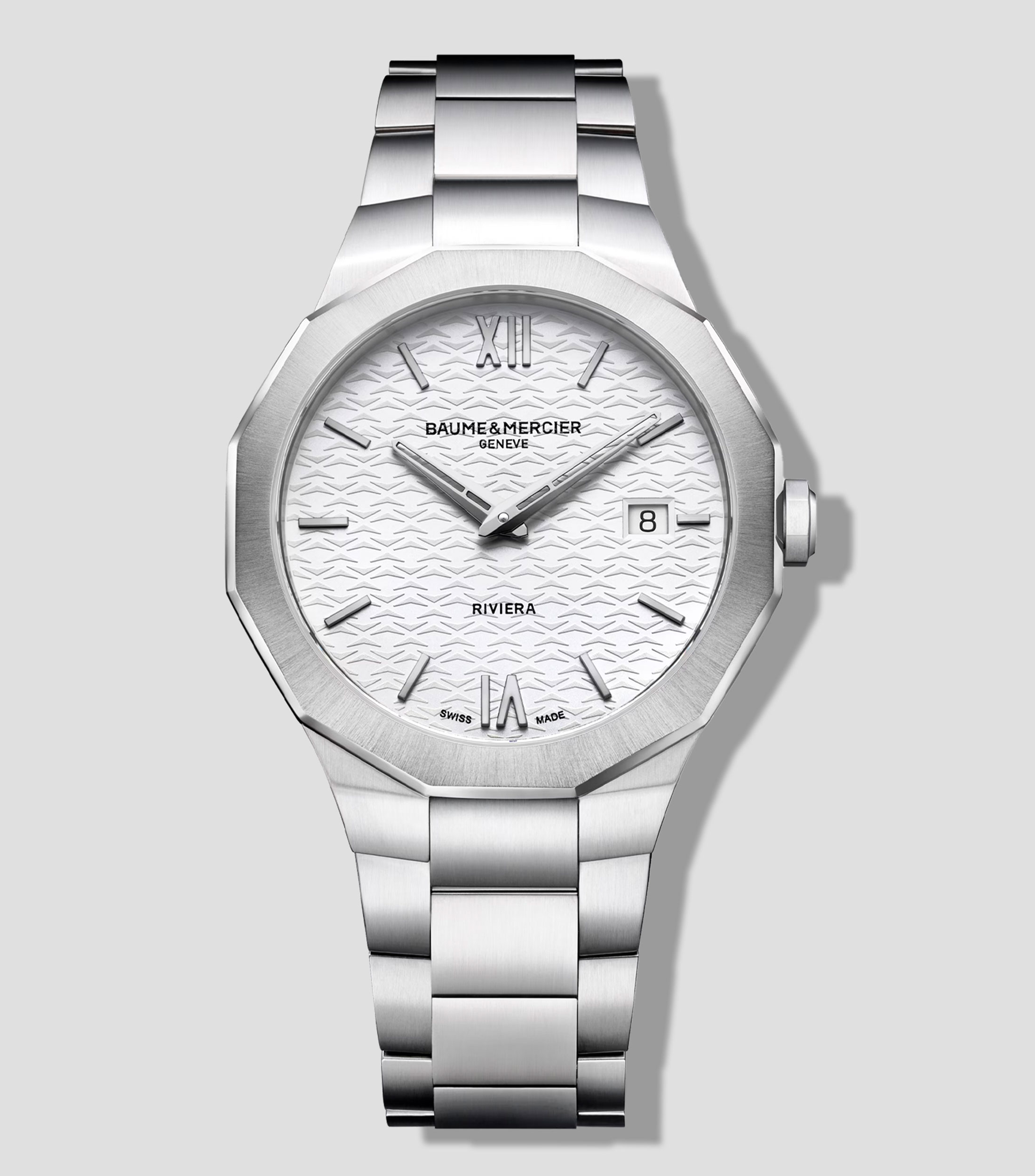 Reloj para Hombre Riviera casual plateado
