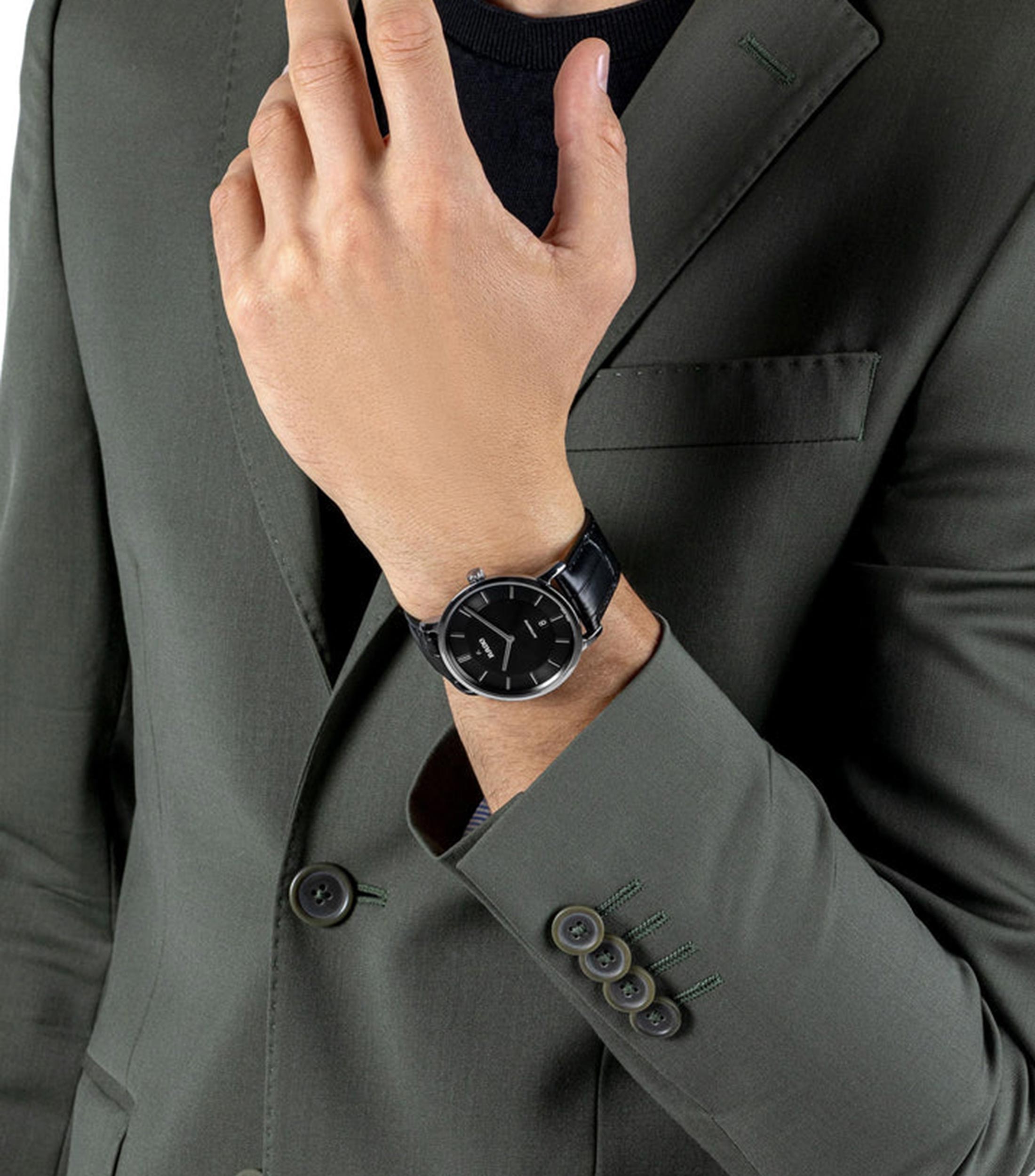 Reloj para Hombre Automático DiaMaster Thinline Classic Carátula Negra
