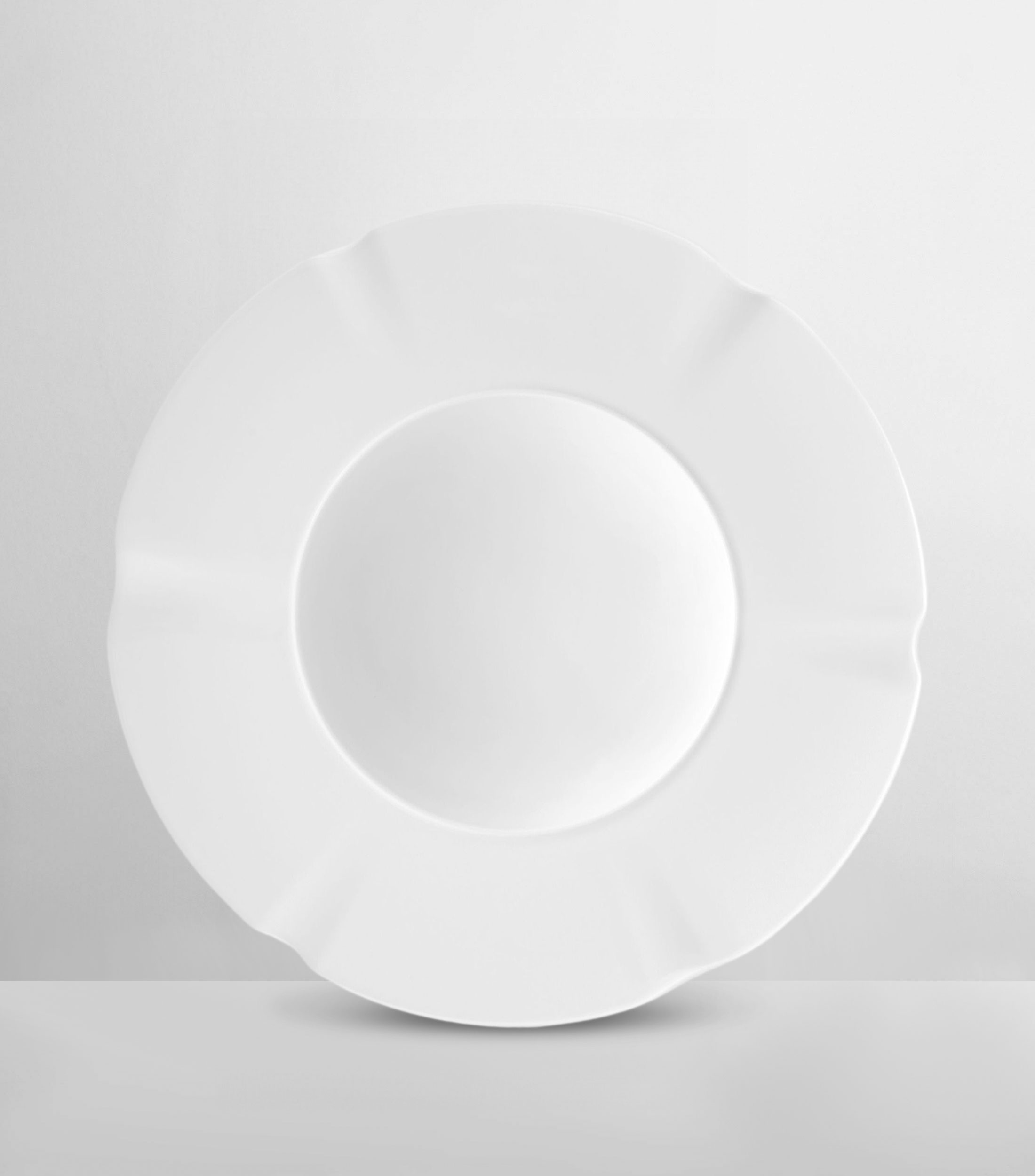Plato para Sopa Crown White